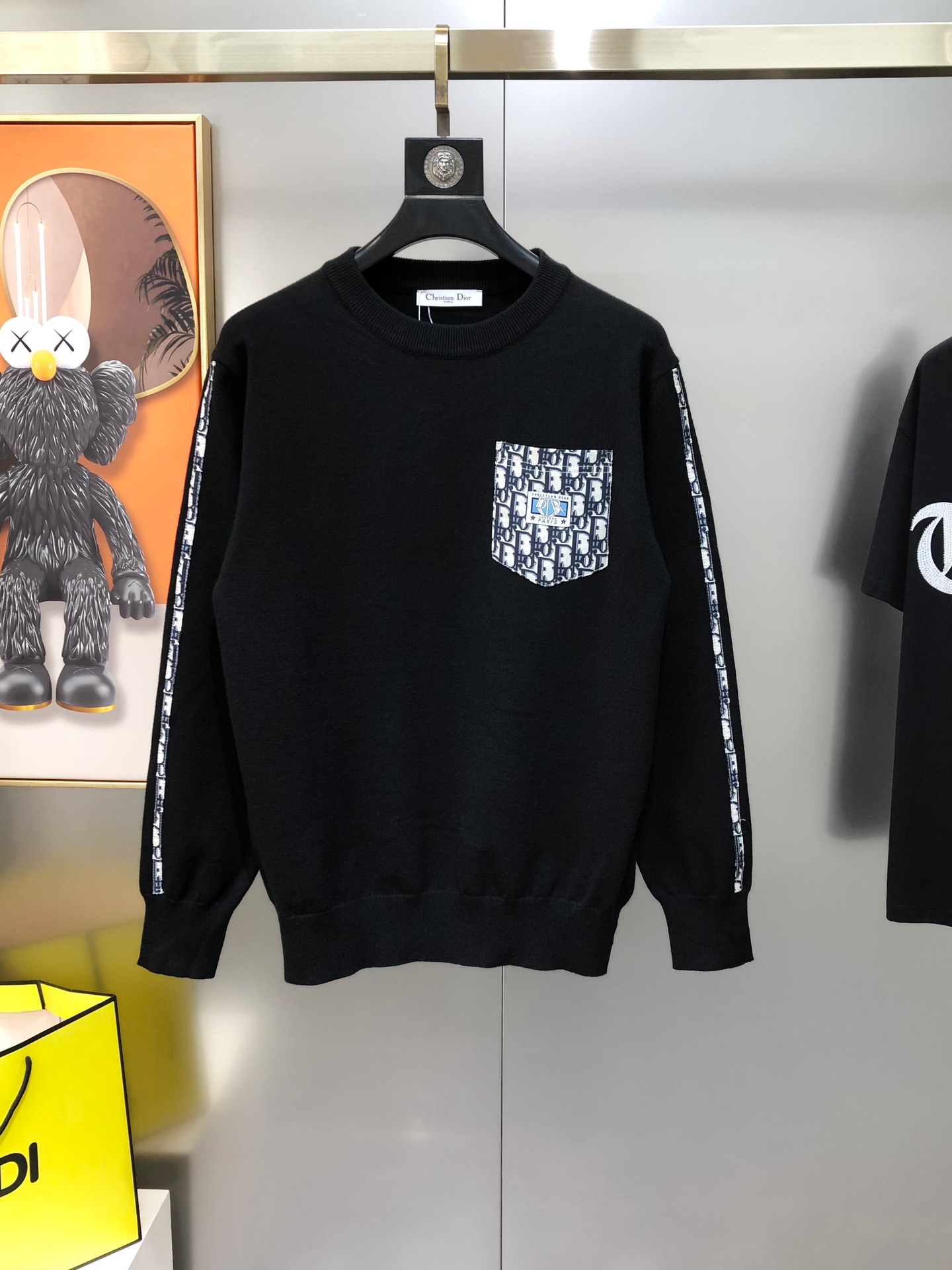 Dior Male Basic Clothing Wool Black M-l-xl