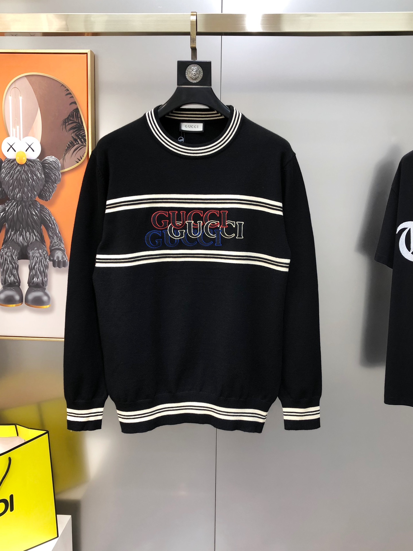 Gucci Male Basic Clothing Wool Black M-l-xl