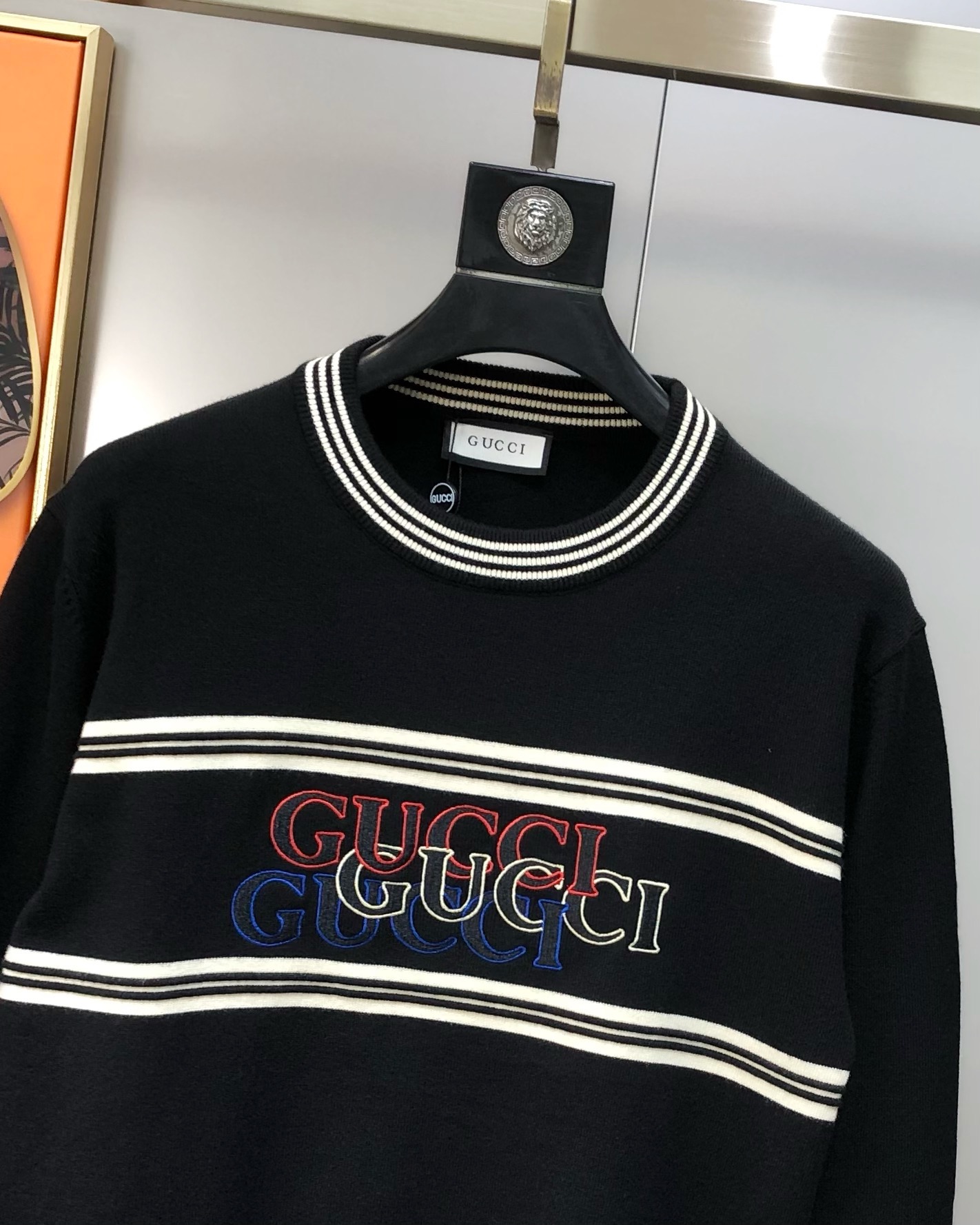 Gucci Male Basic Clothing Wool Black M-l-xl