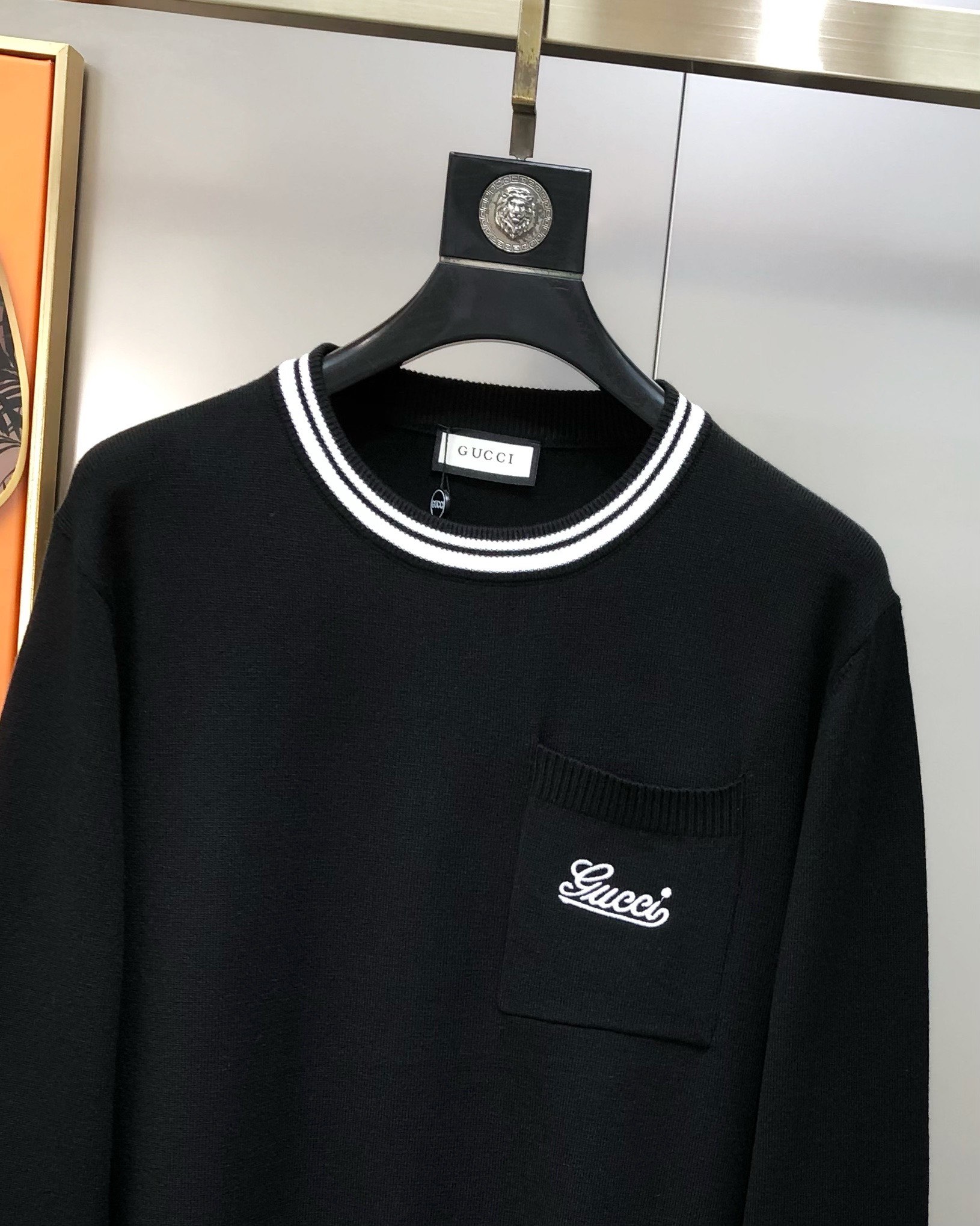 Gucci Male Basic Clothing Wool Black M-l-xl