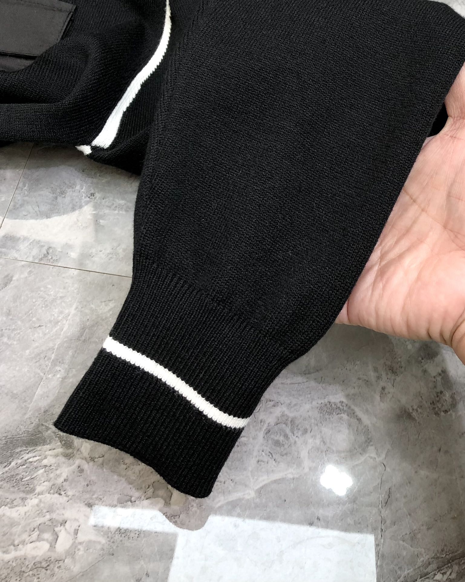 Hermès Male Basic Clothing Wool Black S-m-xl