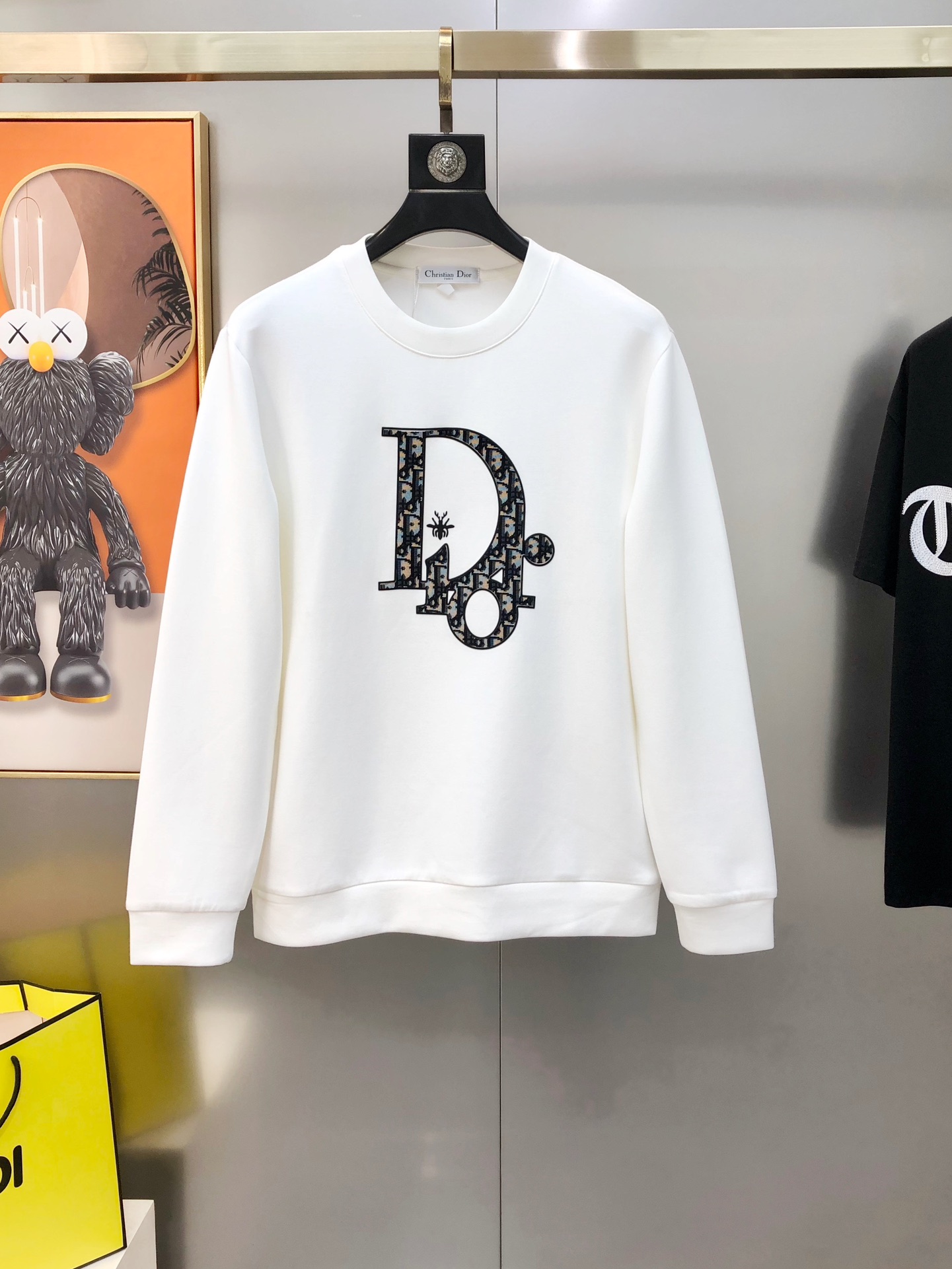Dior Male Hoodie Cotton White M-l-xl