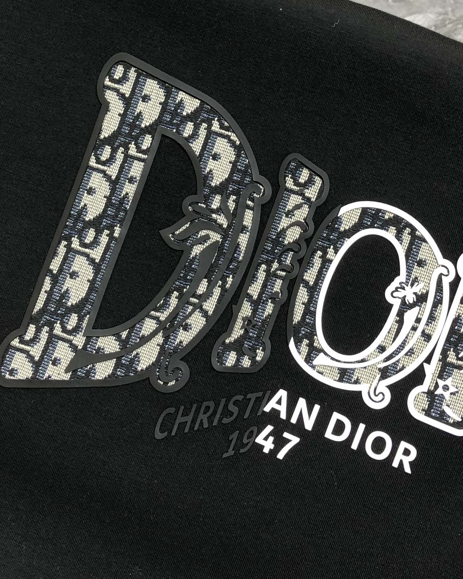 Dior Male Hoodie Cotton Black M-l-xl