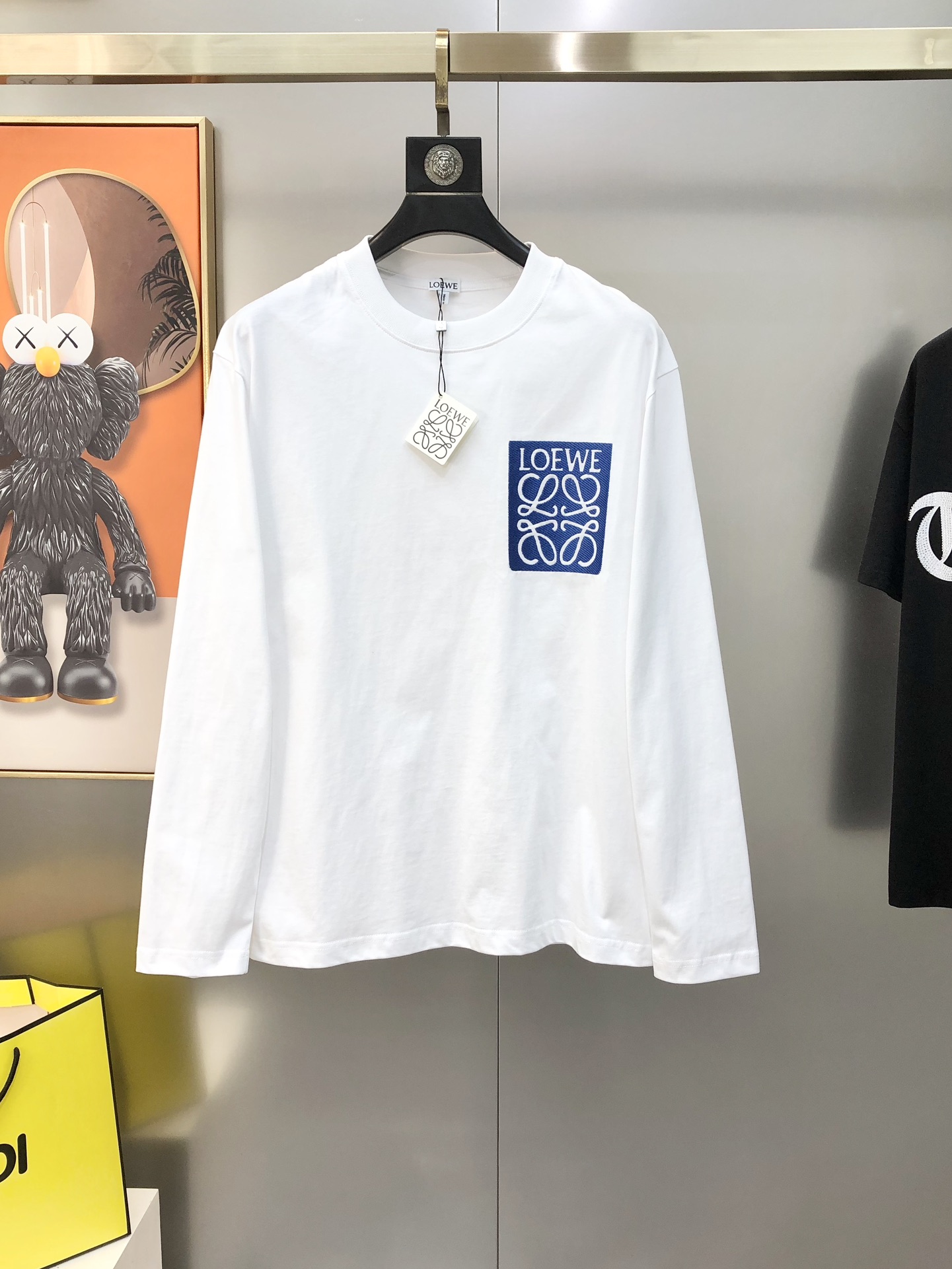 Loewe Male Basic Clothing Cotton Black Xs-l-xl