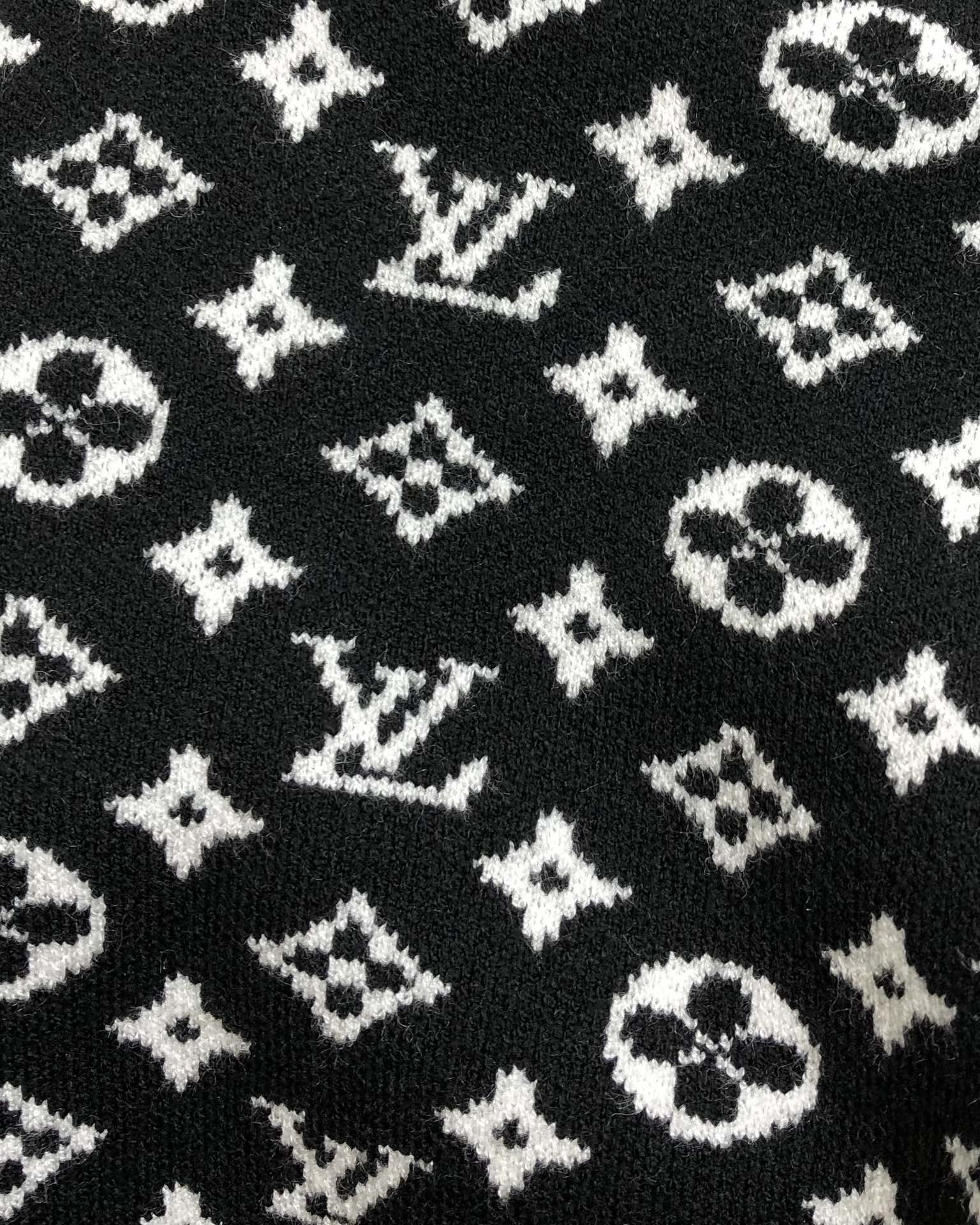 Louis Vuitton Male Basic Clothing Wool Black M-l-xl