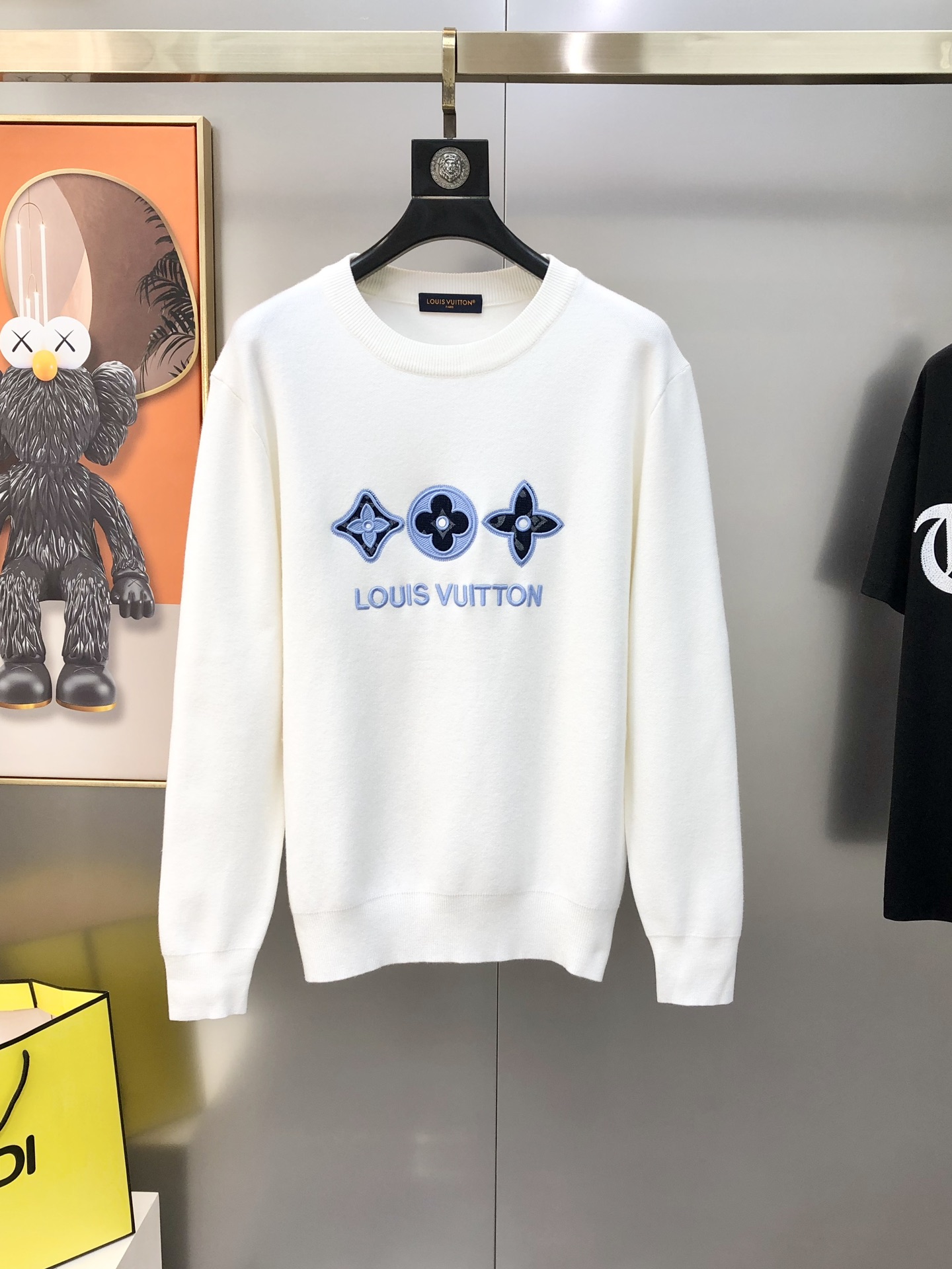 Louis Vuitton Male Basic Clothing Wool Black M-l-xl