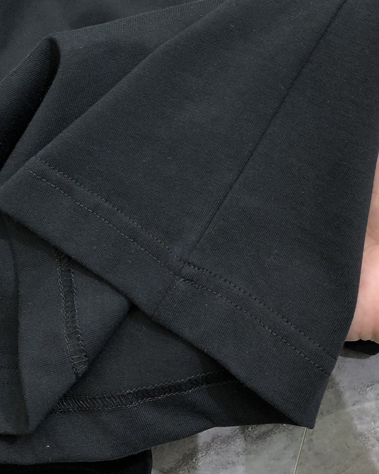 Prada Male Basic Clothing Cotton Black Xs-l-xl