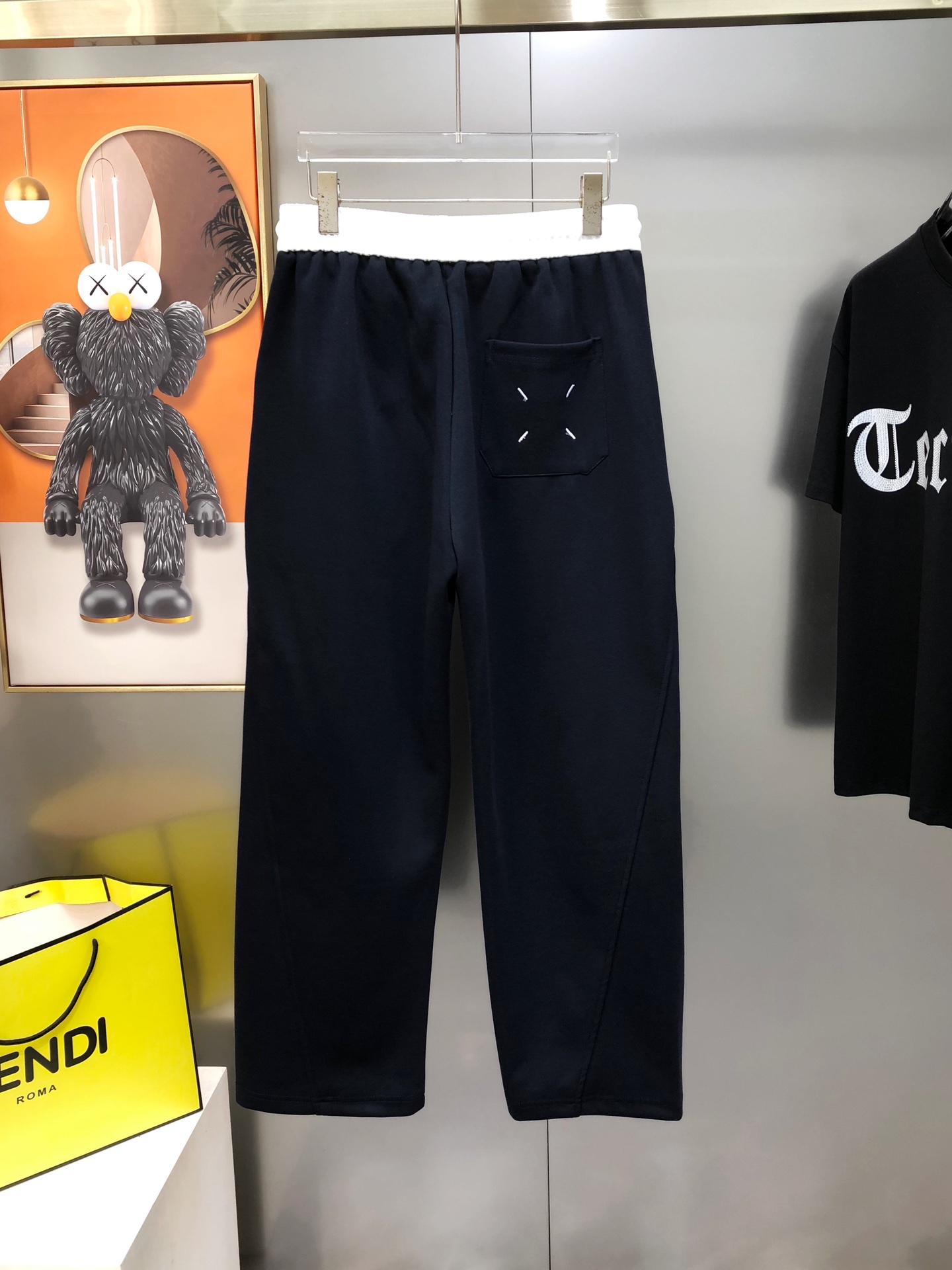 Maison Margiela Male Basic Clothing Cotton Black M-l-xl