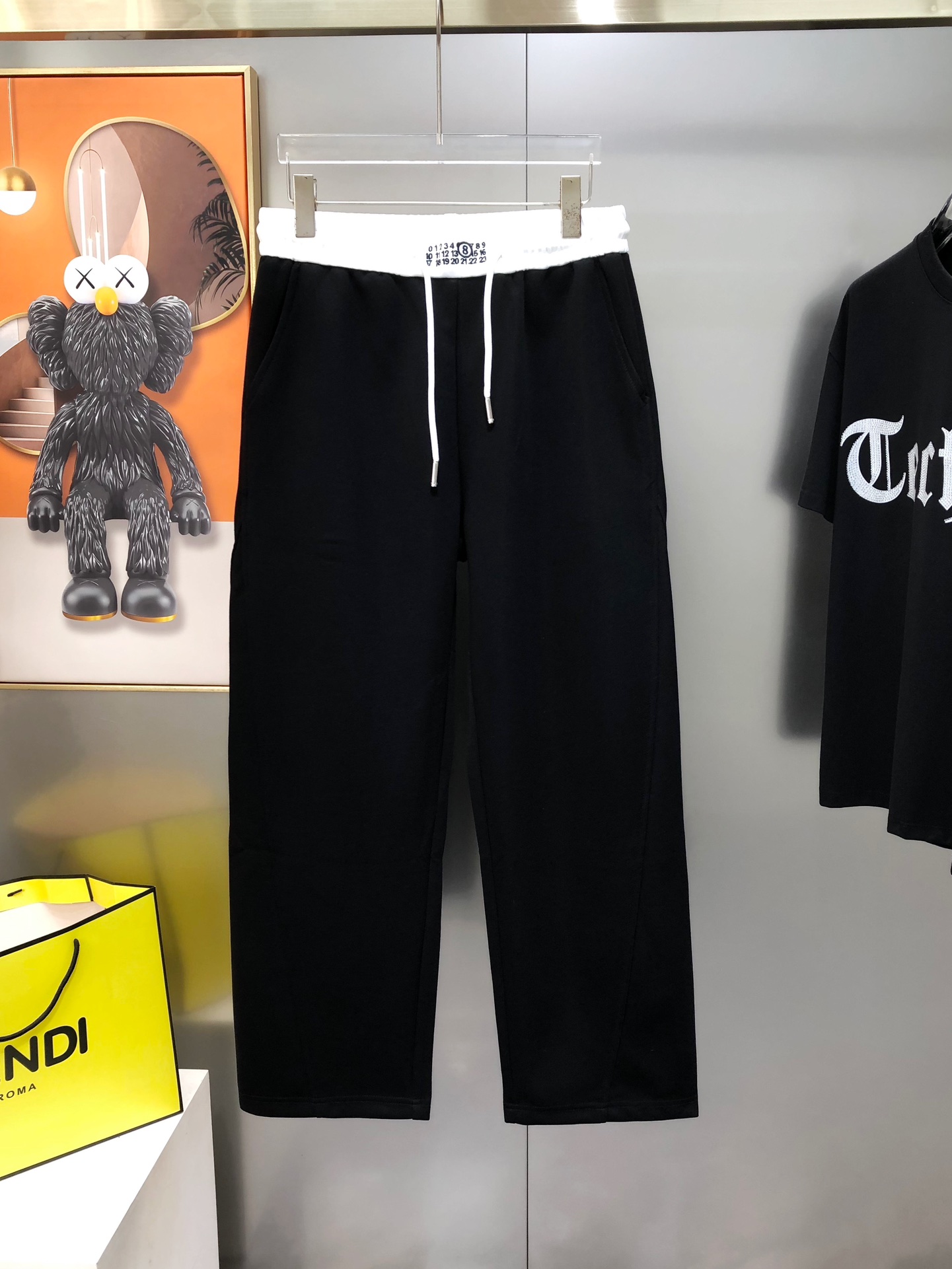 Maison Margiela Male Basic Clothing Cotton Black M-l-xl