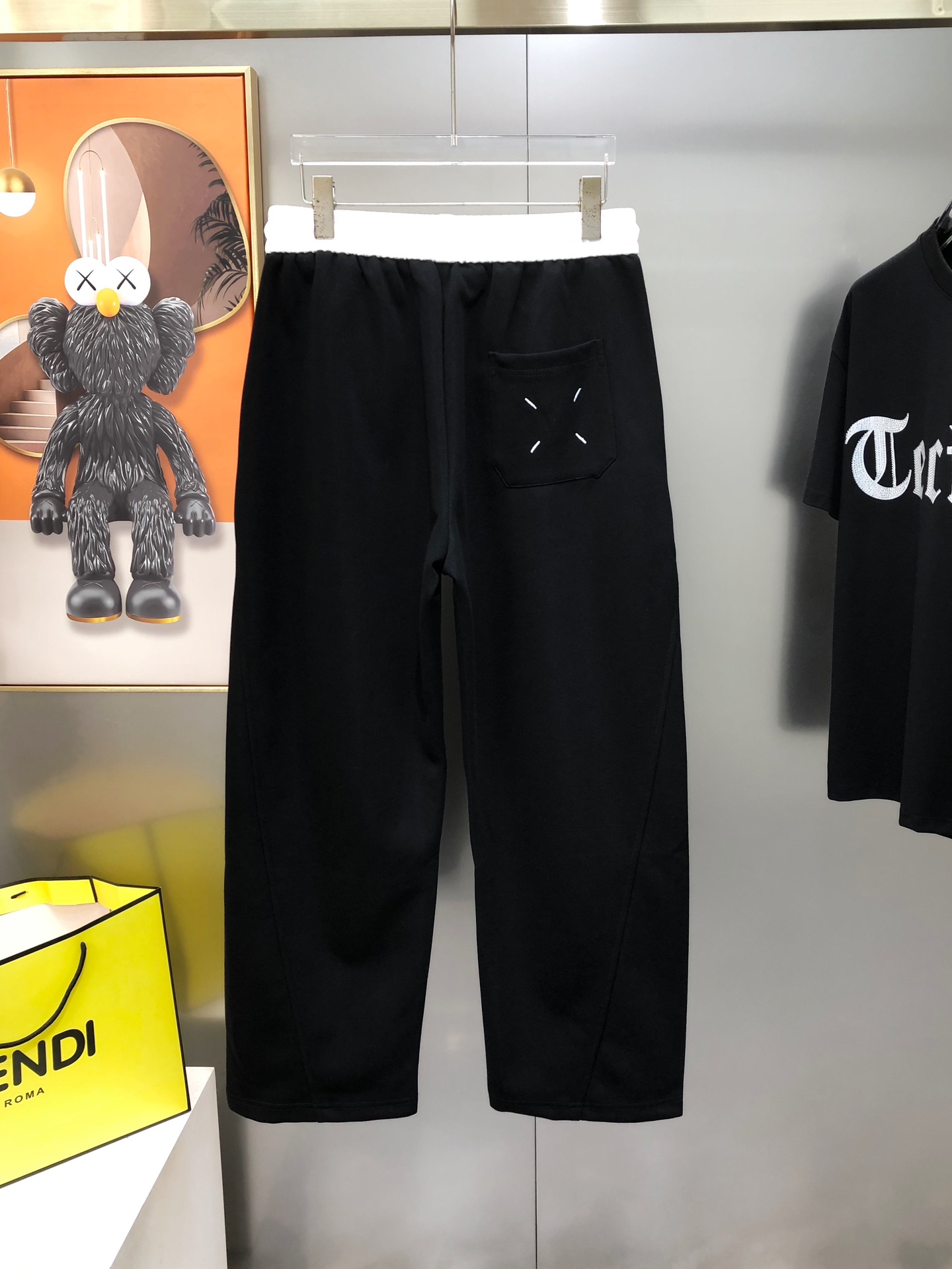 Maison Margiela Male Basic Clothing Cotton Black M-l-xl