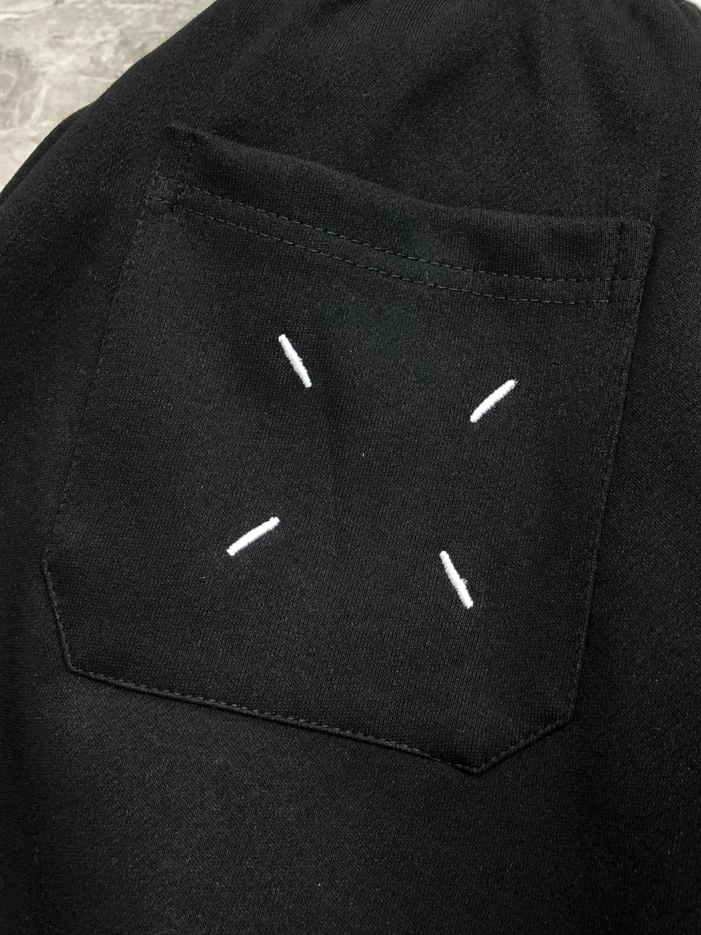 Maison Margiela Male Basic Clothing Cotton Black M-l-xl