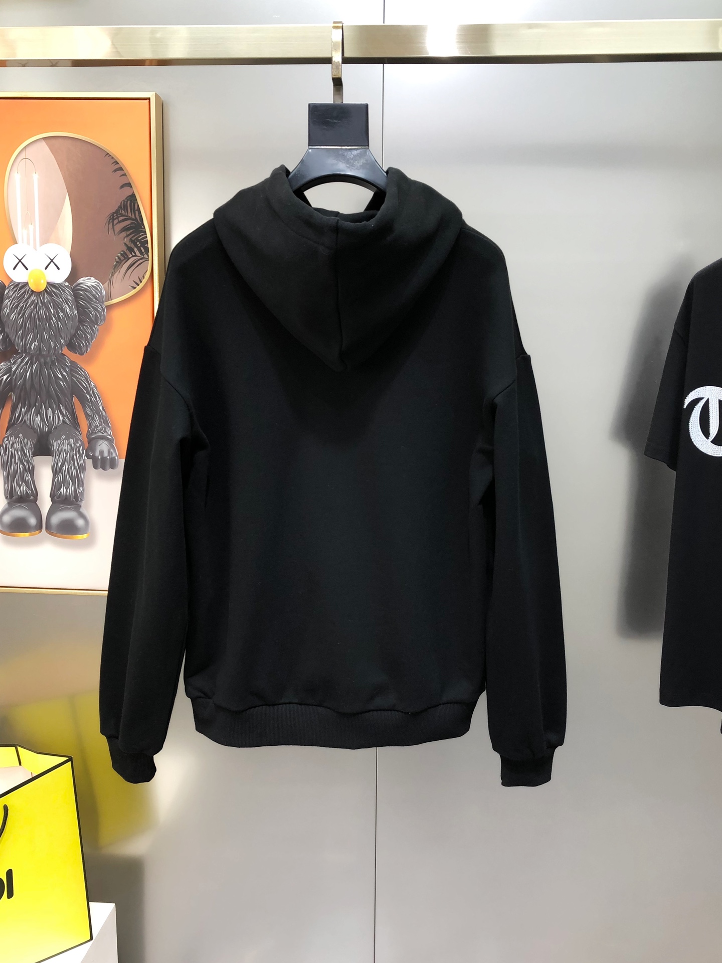 Celine Male Hoodie Cotton Black Hooded S-l-xl