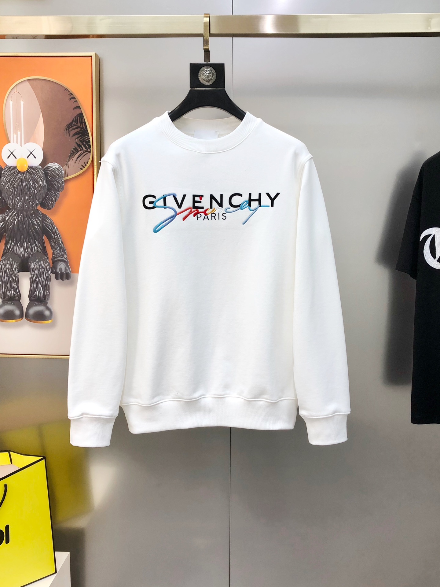 Givenchy Male Hoodie Cotton Black Printed S-l-xl
