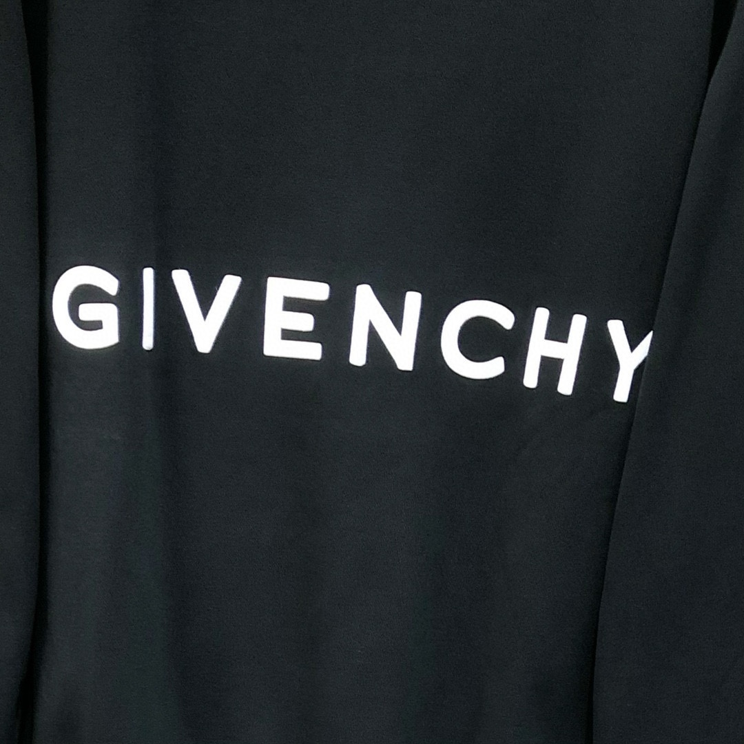Givenchy Male Hoodie Cotton Black Loose Fit S-l-xl
