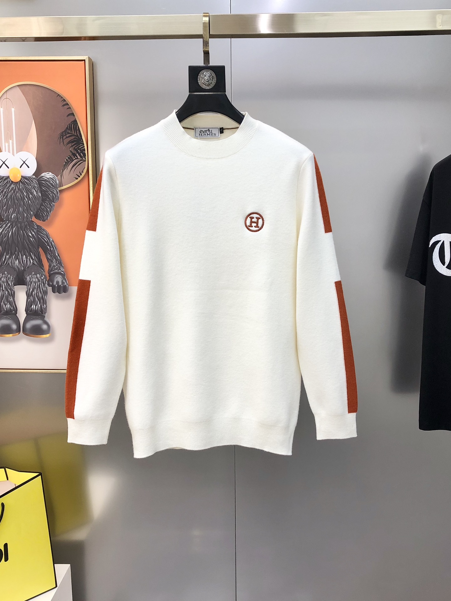 Hermès Male Basic Clothing Wool Black S-m-l-xl