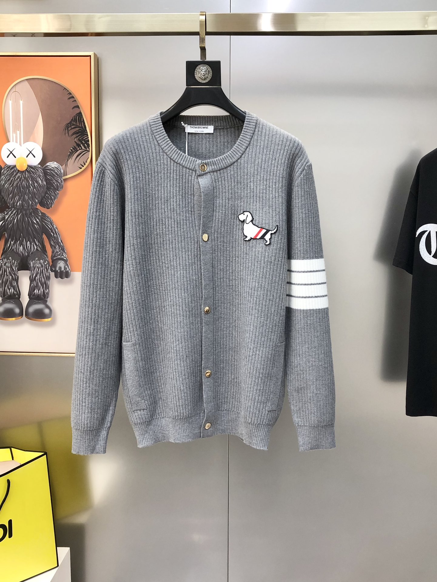Thom Browne Male Basic Clothing Cotton Black M-l-xl