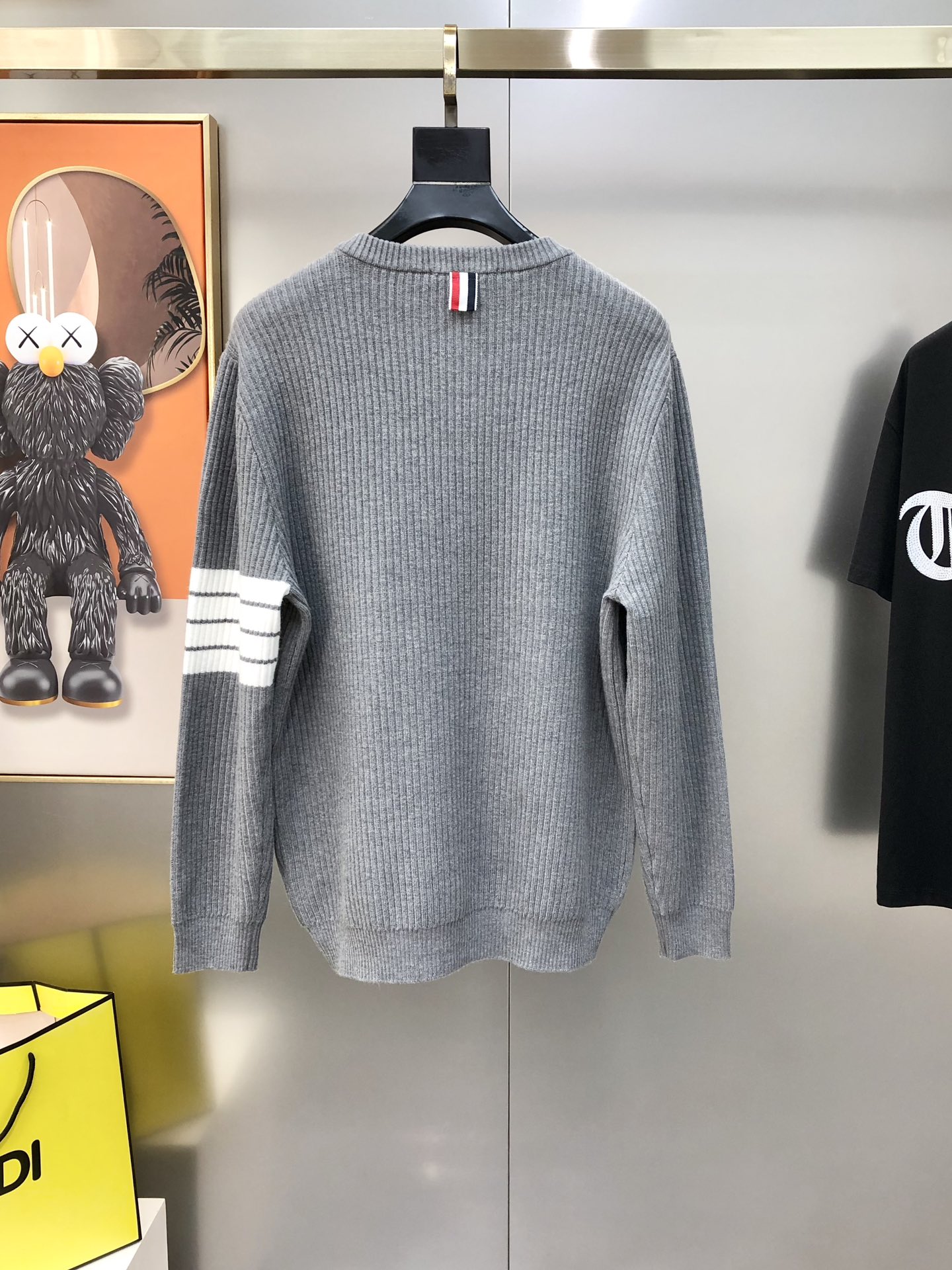 Thom Browne Male Basic Clothing Cotton Black M-l-xl