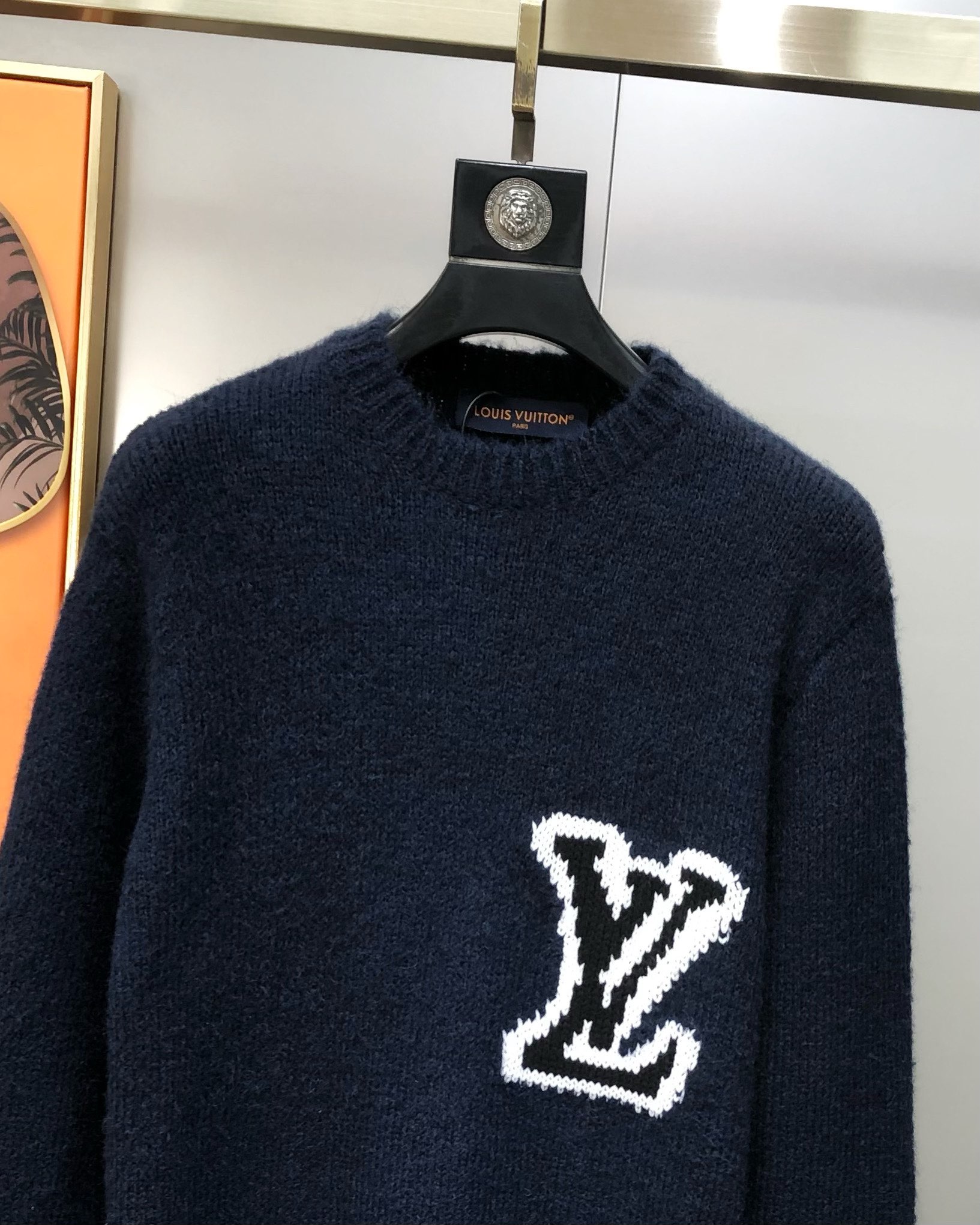 Louis Vuitton Male Basic Clothing Wool Blue S-l-xl