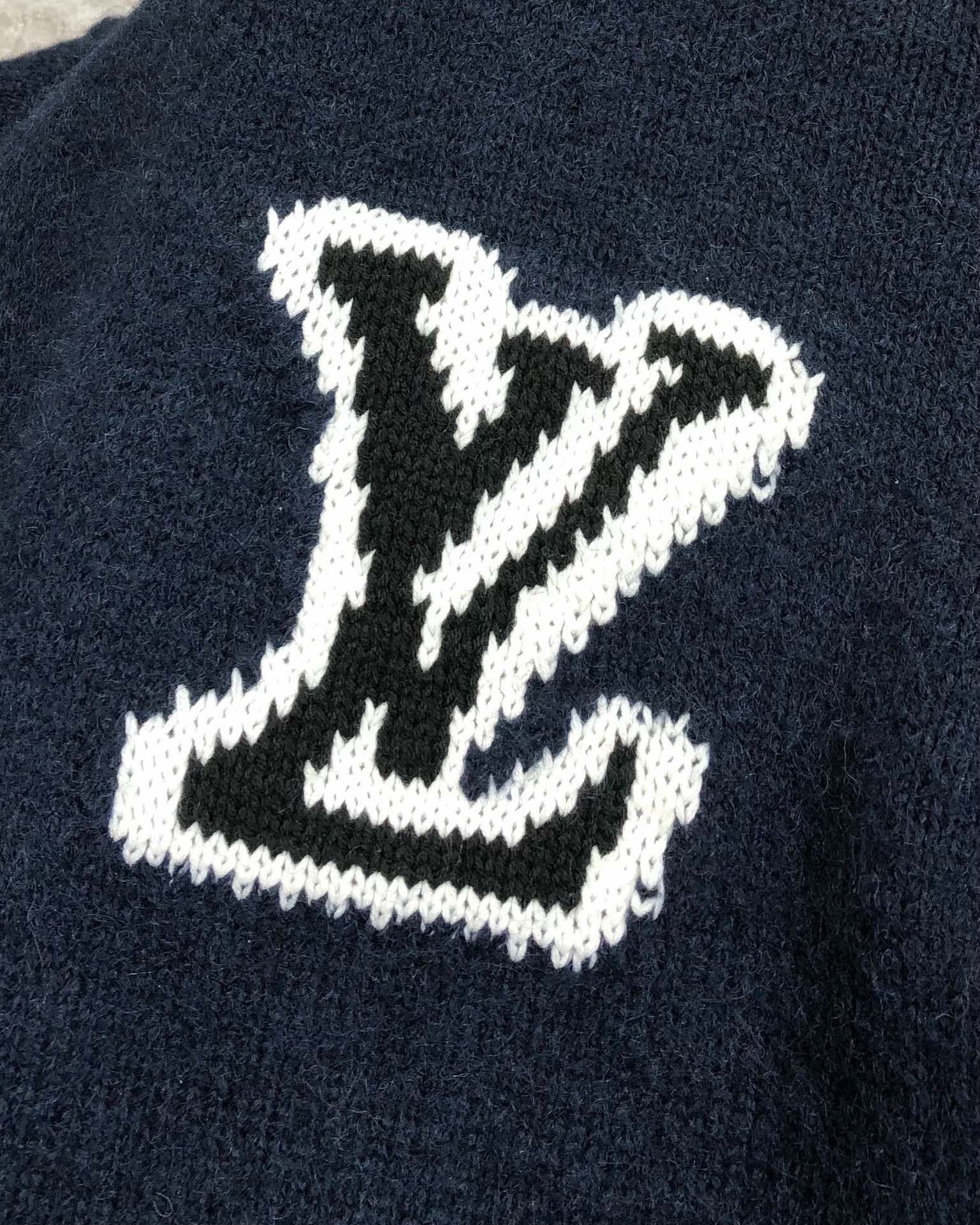 Louis Vuitton Male Basic Clothing Wool Blue S-l-xl