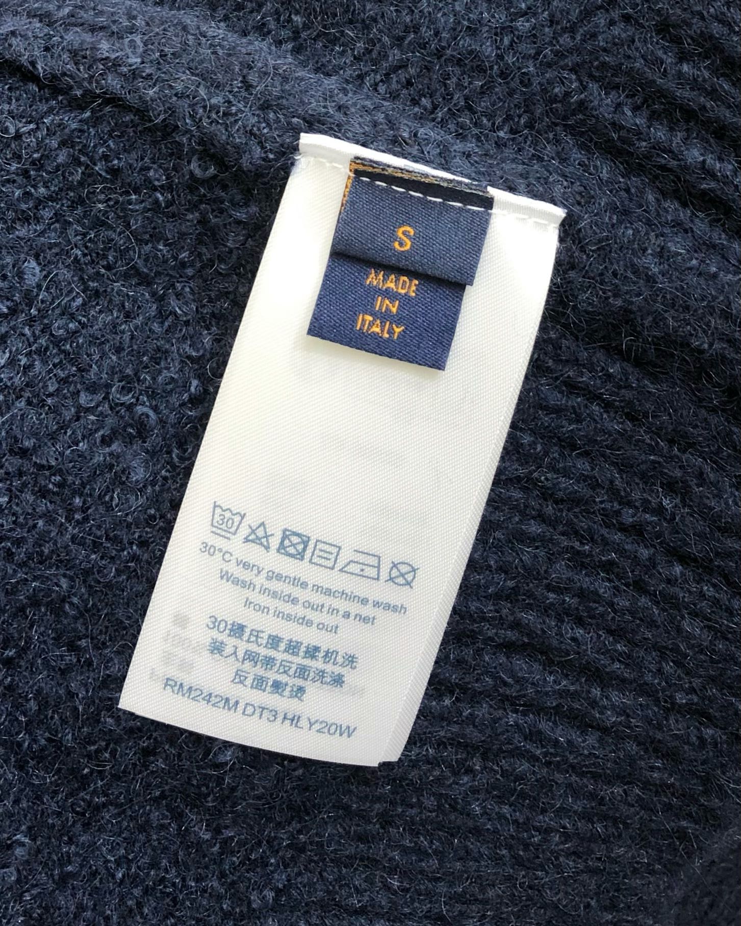 Louis Vuitton Male Basic Clothing Wool Blue S-l-xl