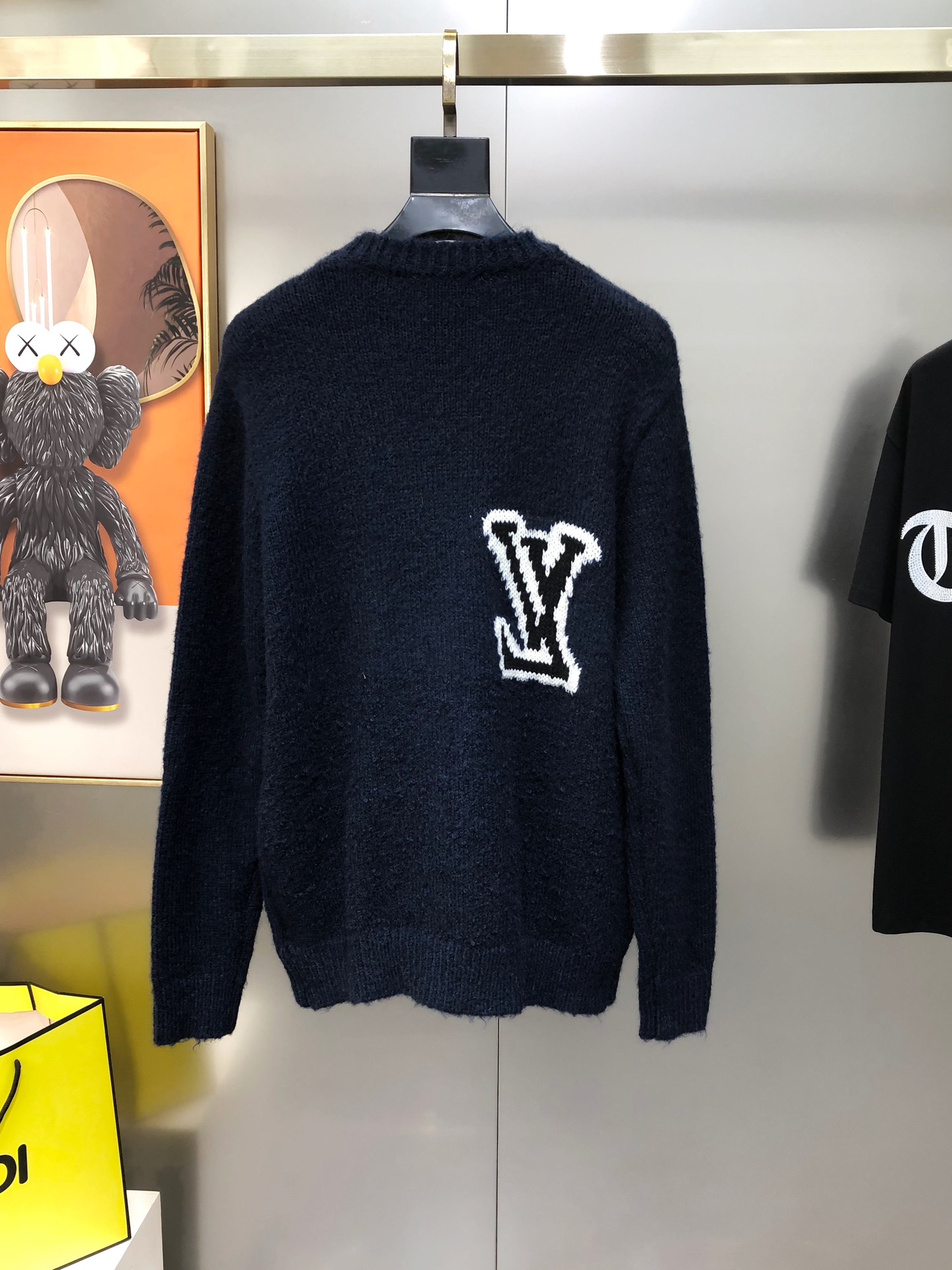 Louis Vuitton Male Basic Clothing Wool Blue S-l-xl