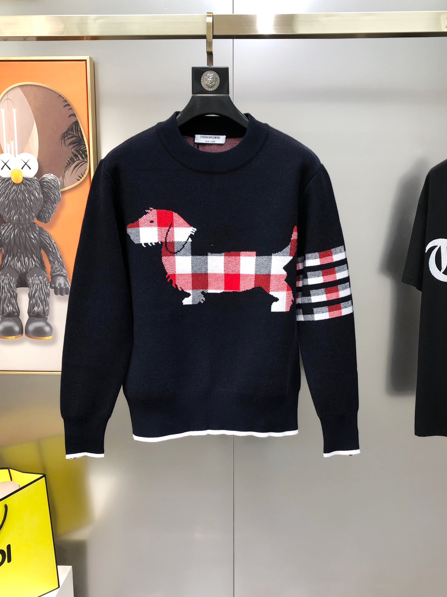 Thom Browne Male Basic Clothing Wool Blue M-l-xl