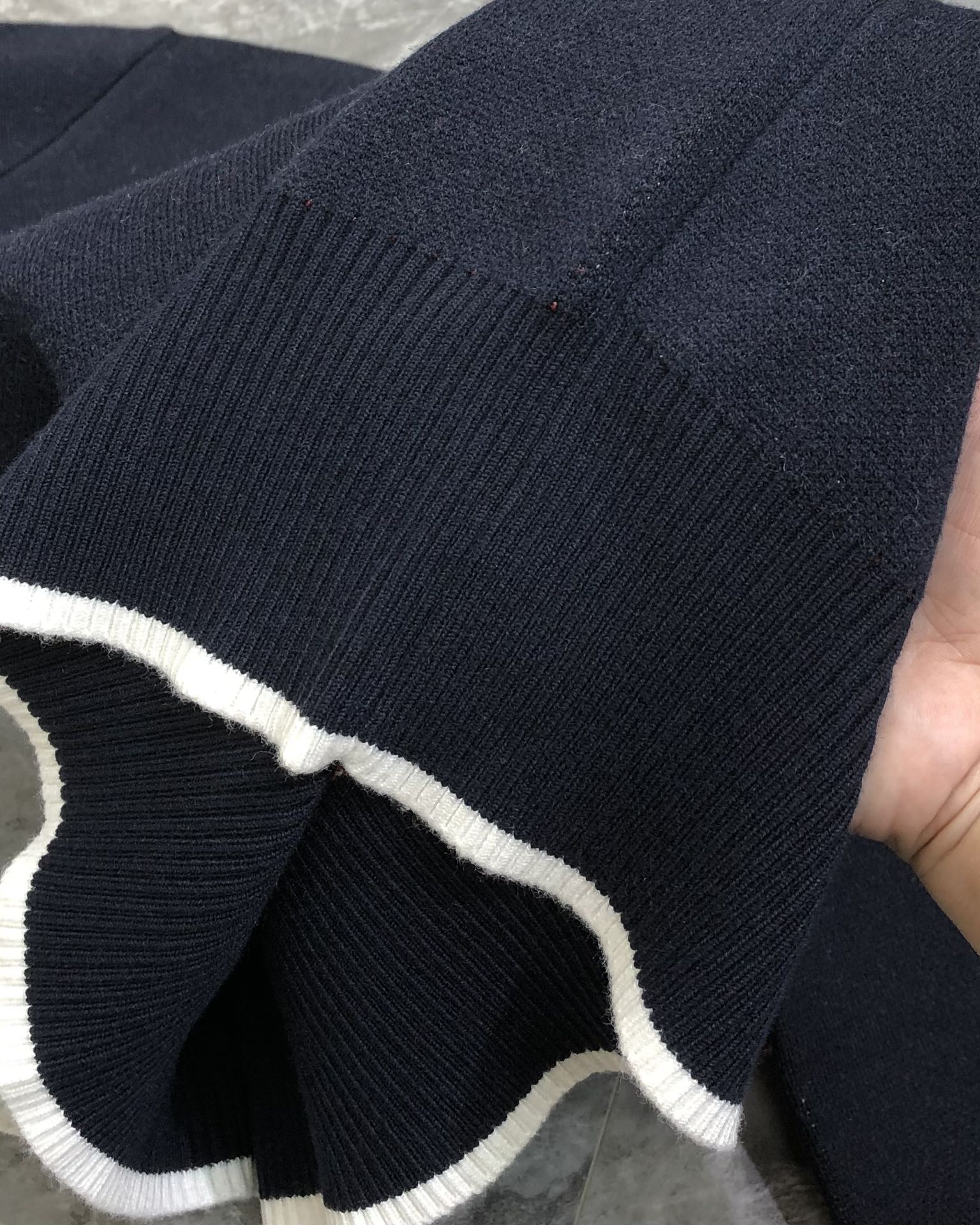 Thom Browne Male Basic Clothing Wool Blue M-l-xl