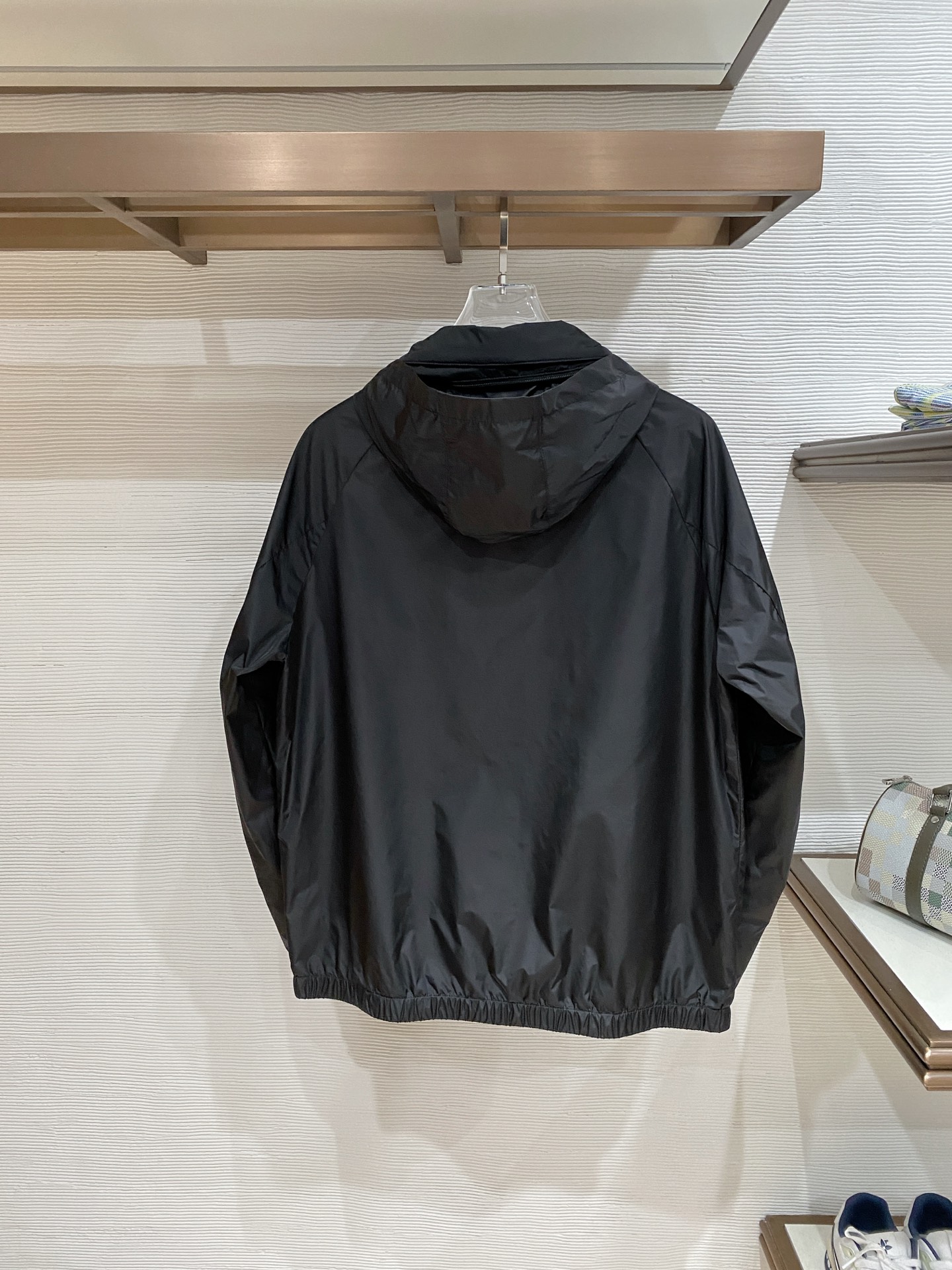 Prada Jacket Black Hooded S