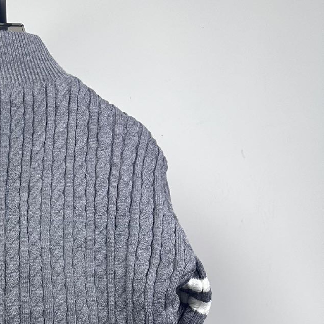 Moncler Male Down Jacket Wool Black Slim Fit S-m-l-xl