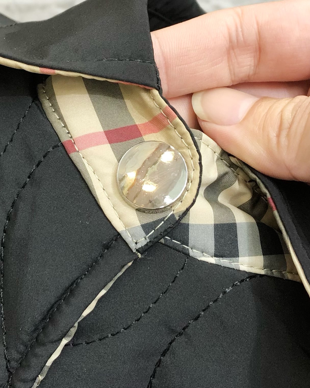 Burberry Male Jacket Cotton Black M-xl