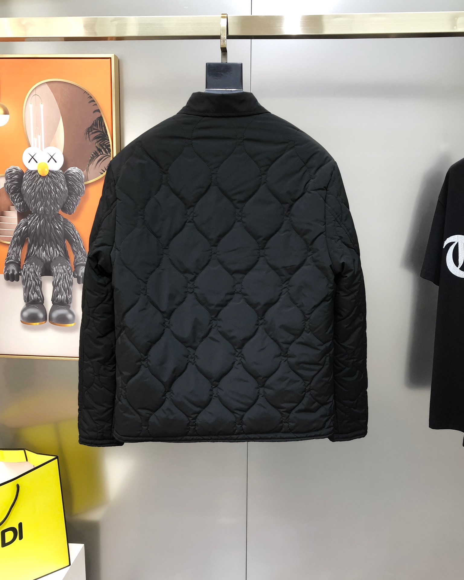 Burberry Male Jacket Cotton Black M-xl