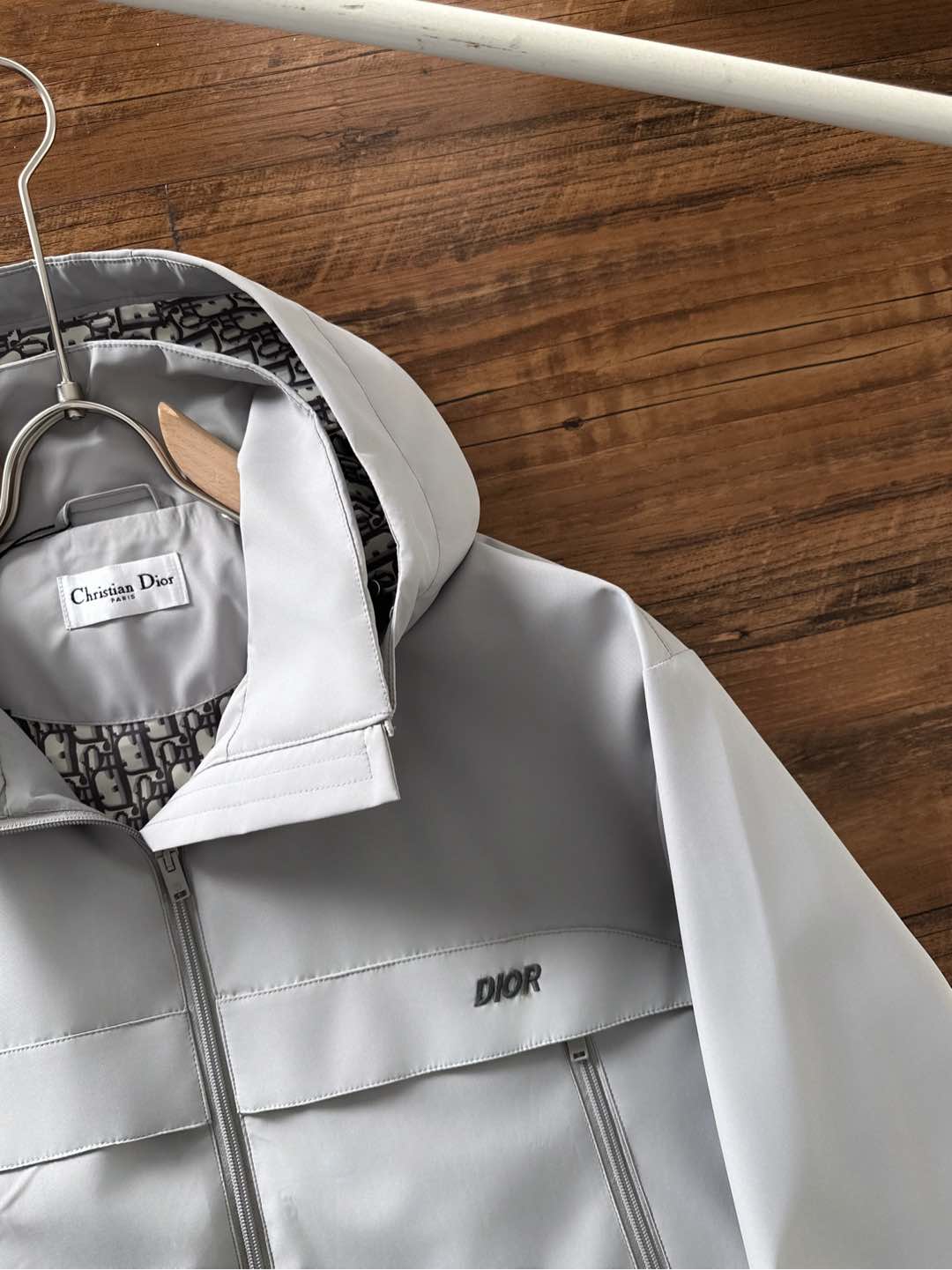 Dior Jacket Blue Hooded S