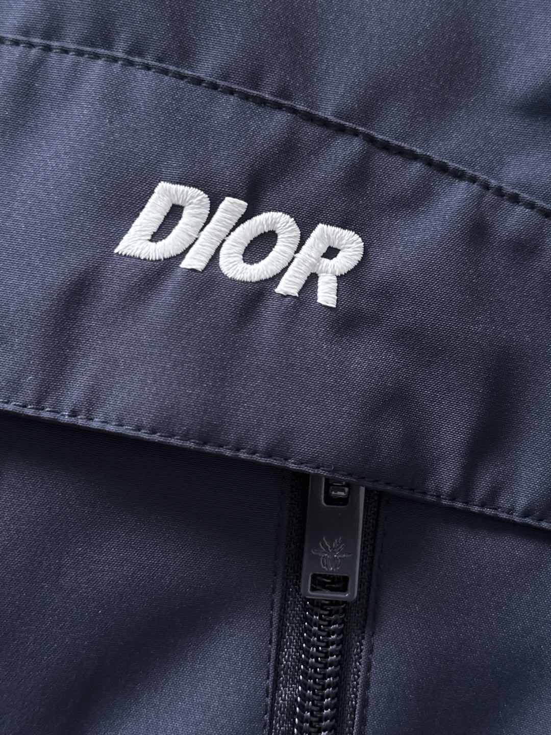 Dior Jacket Blue Hooded S