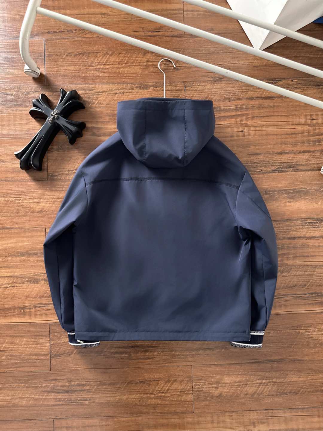 Dior Jacket Blue Hooded S