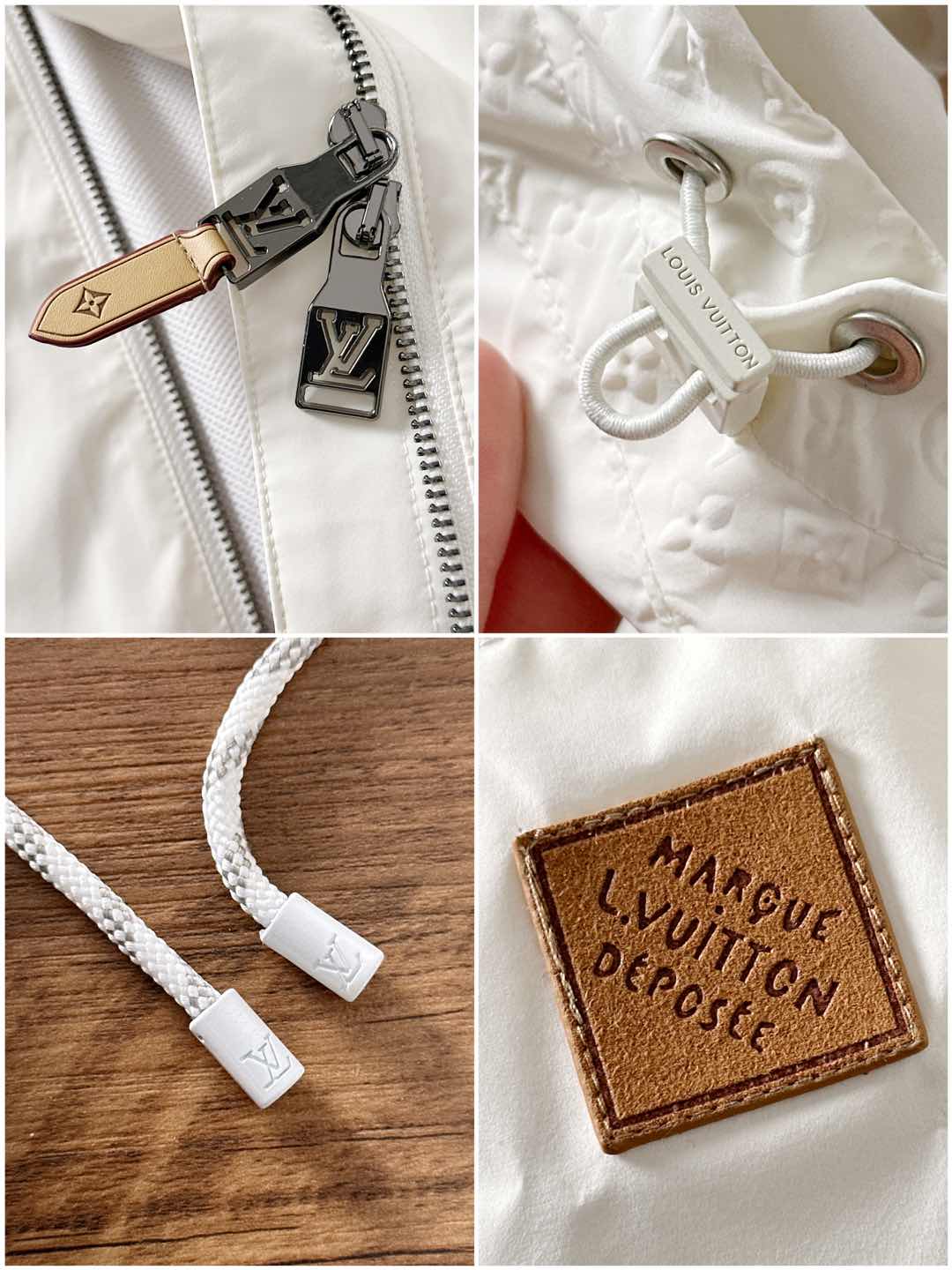 Louis Vuitton Jacket Black Hooded S-l