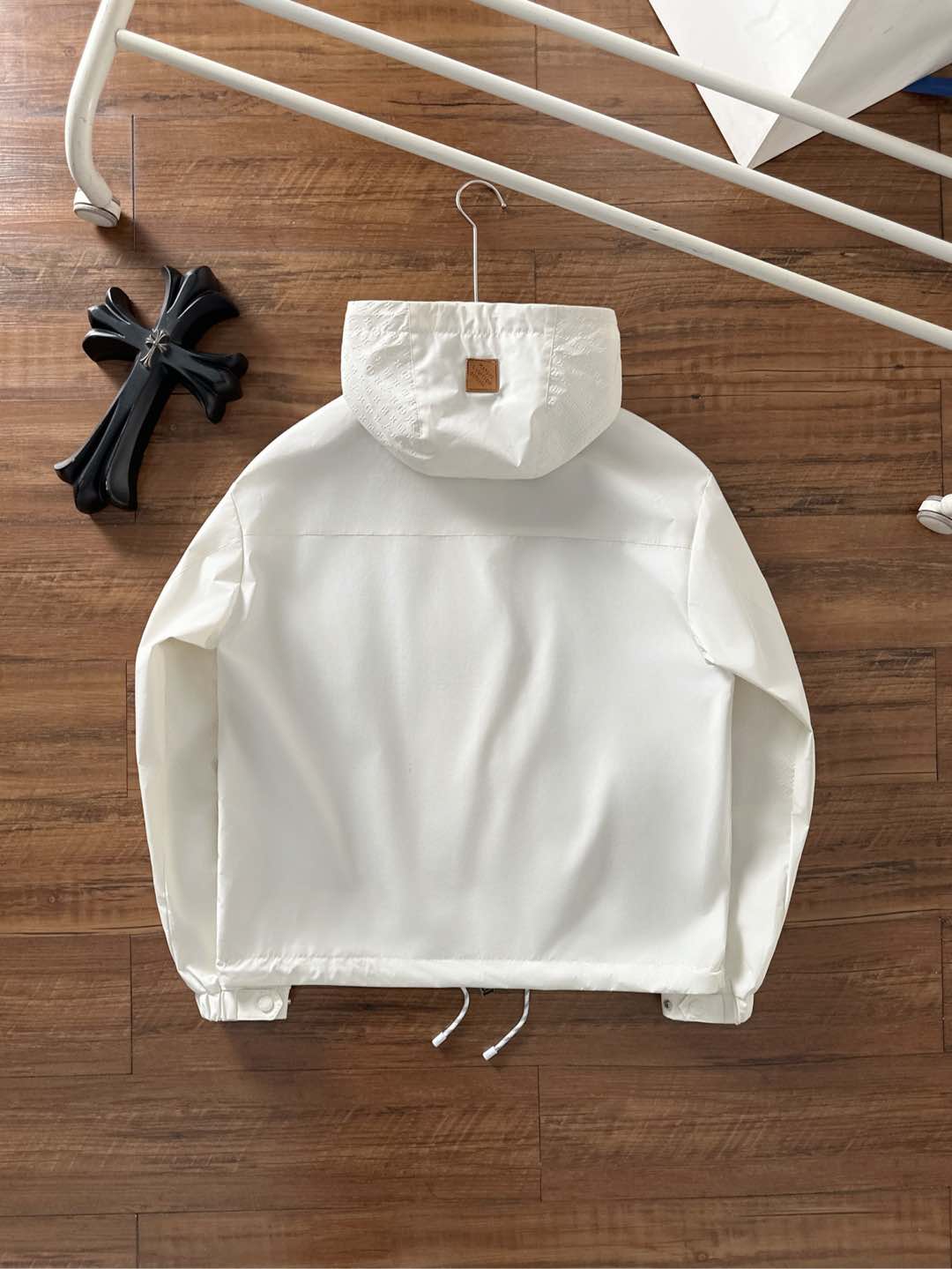Louis Vuitton Jacket Black Hooded S-l