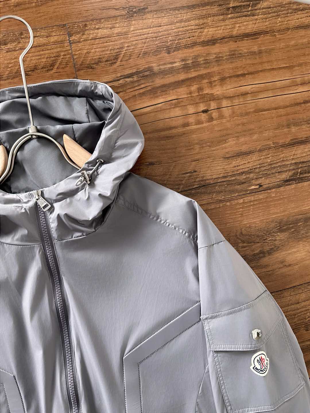 Moncler Jacket Black Hooded S-m-l