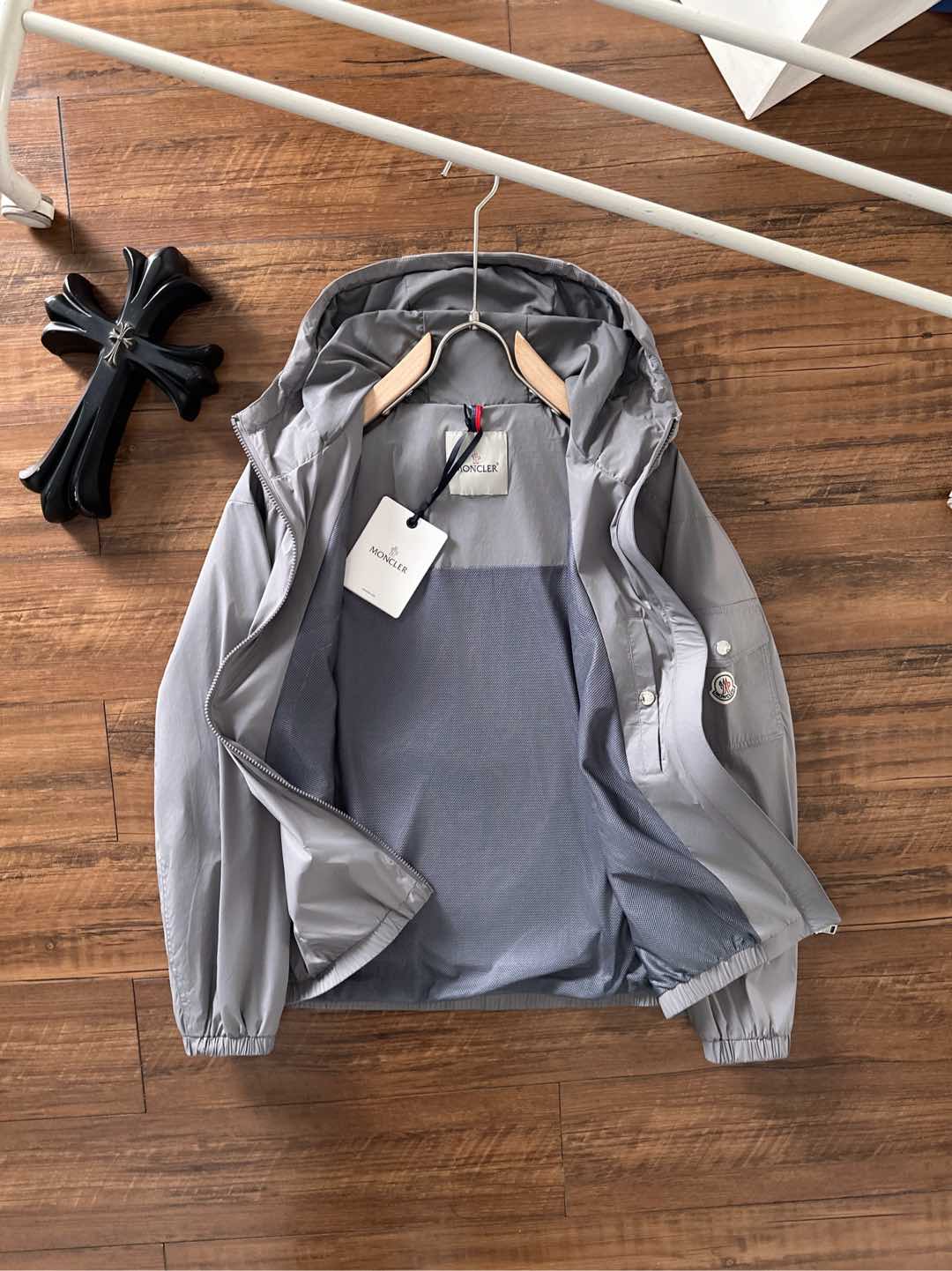 Moncler Jacket Black Hooded S-m-l