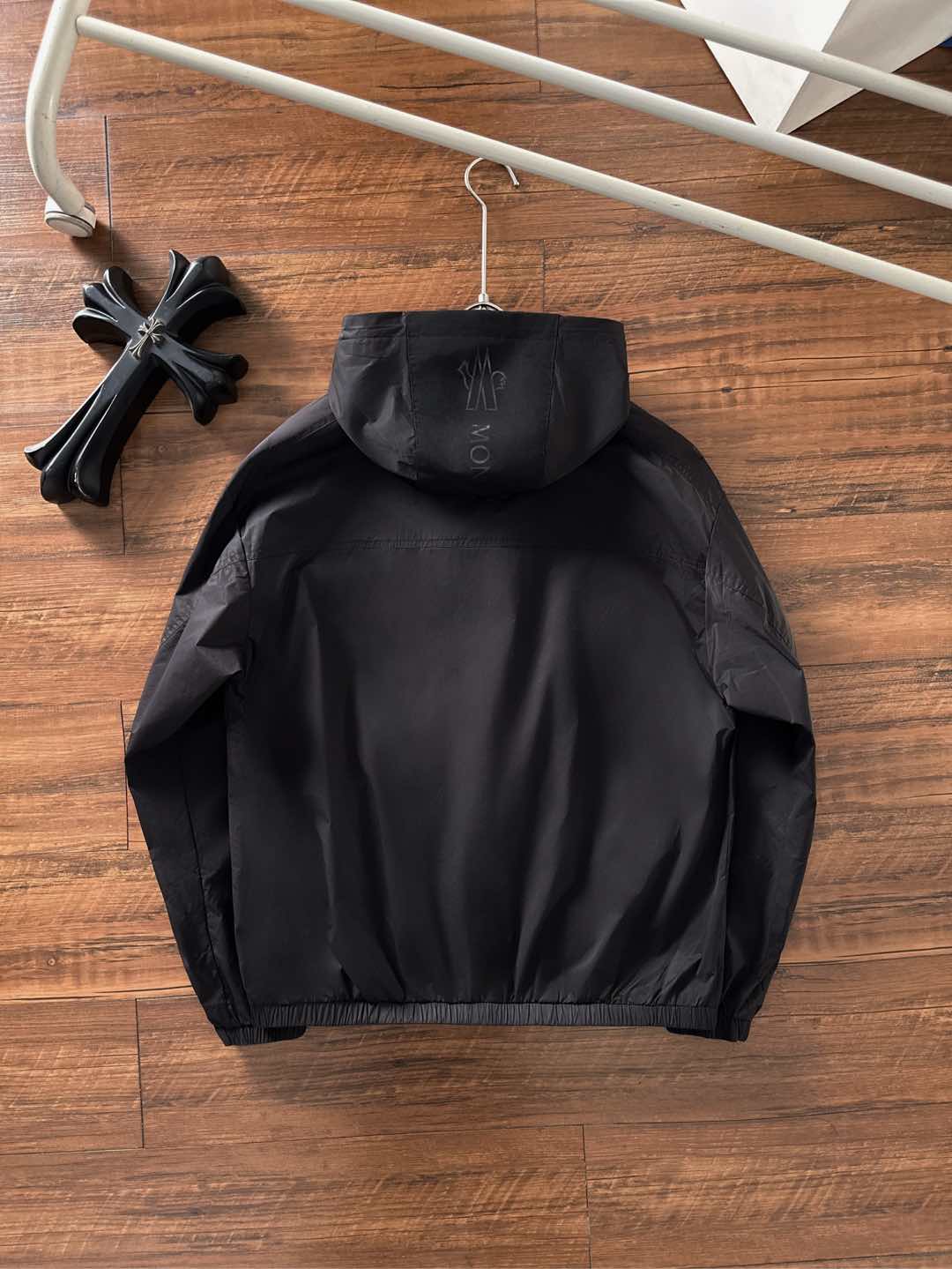 Moncler Jacket Black Hooded S-m-l