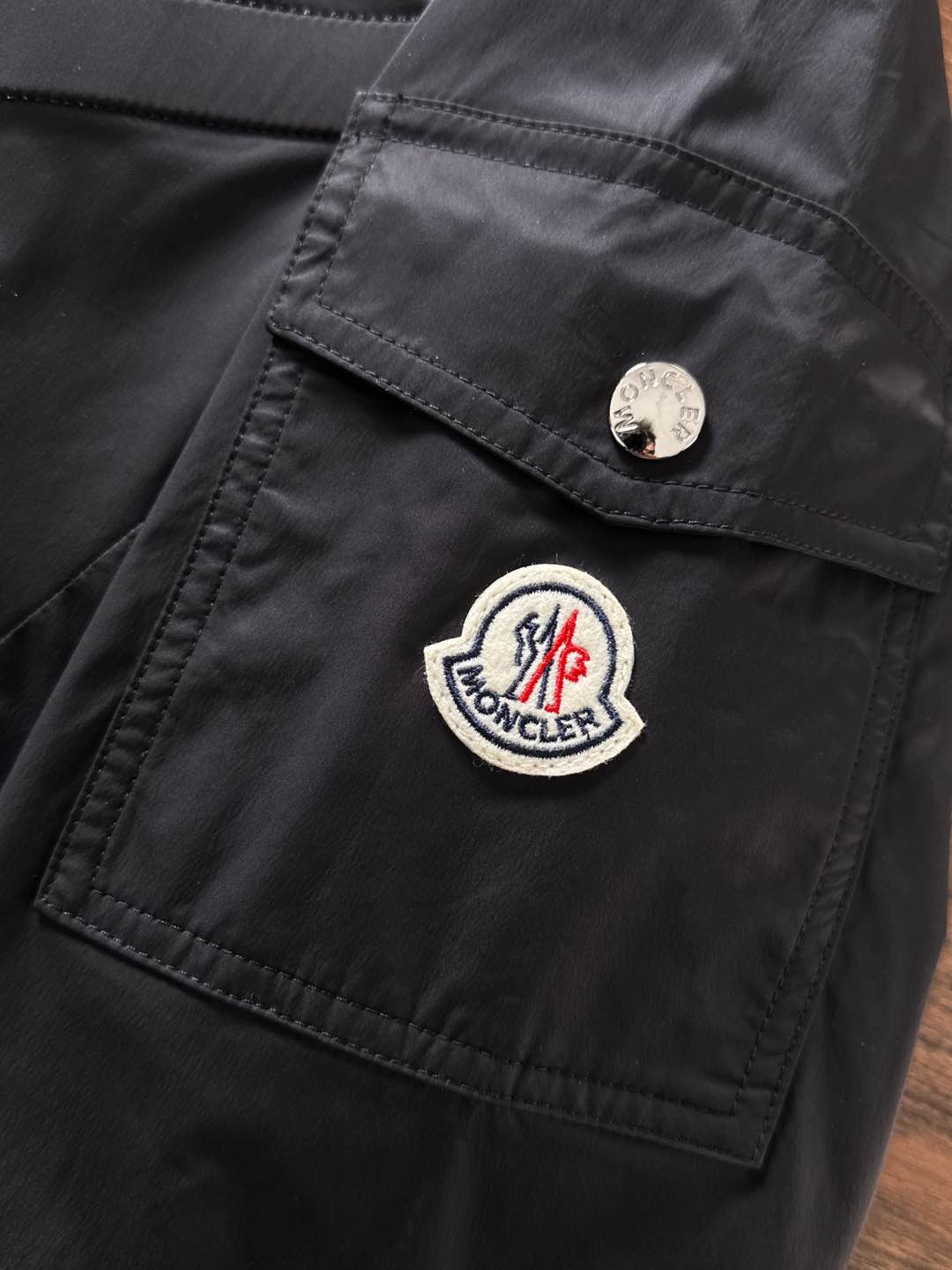 Moncler Jacket Black Hooded S-m-l