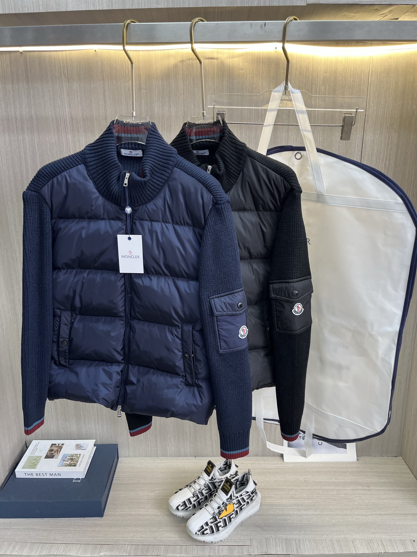 Moncler Down Jacket White Duck Down M-l-xl