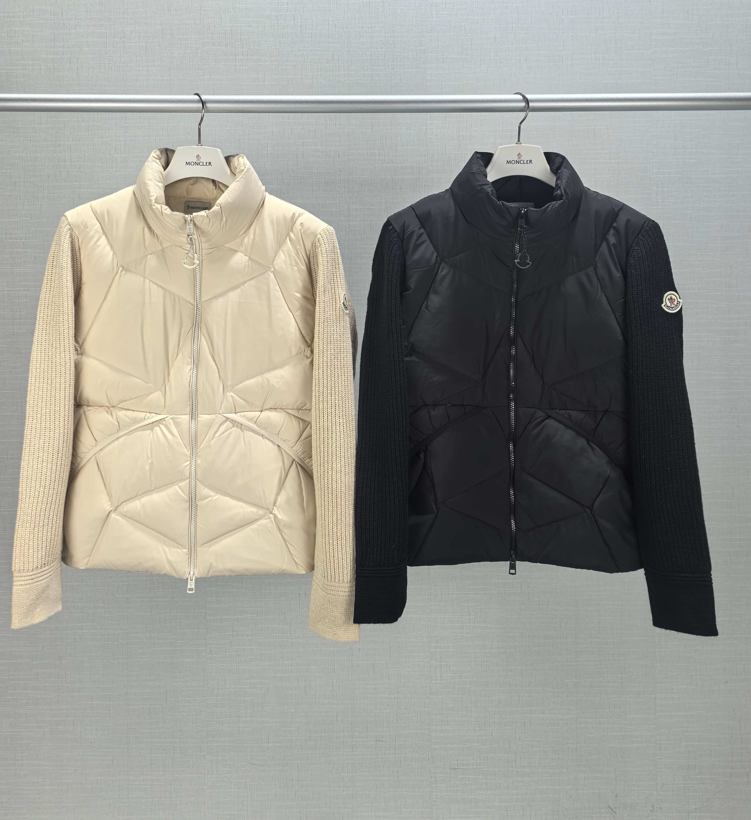 Moncler Down Jacket Knitted M-l