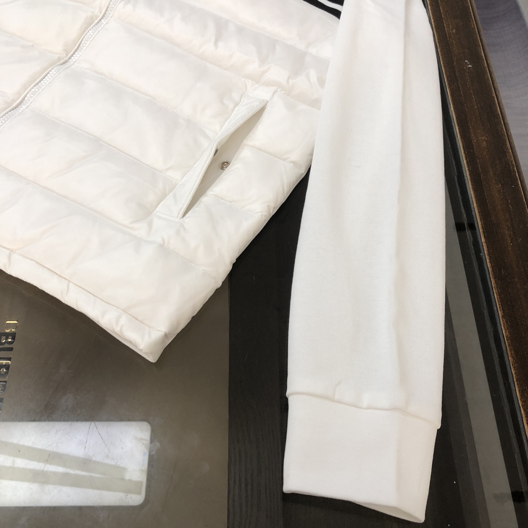 Moncler Jacket Wool Black Hooded M-l-xl
