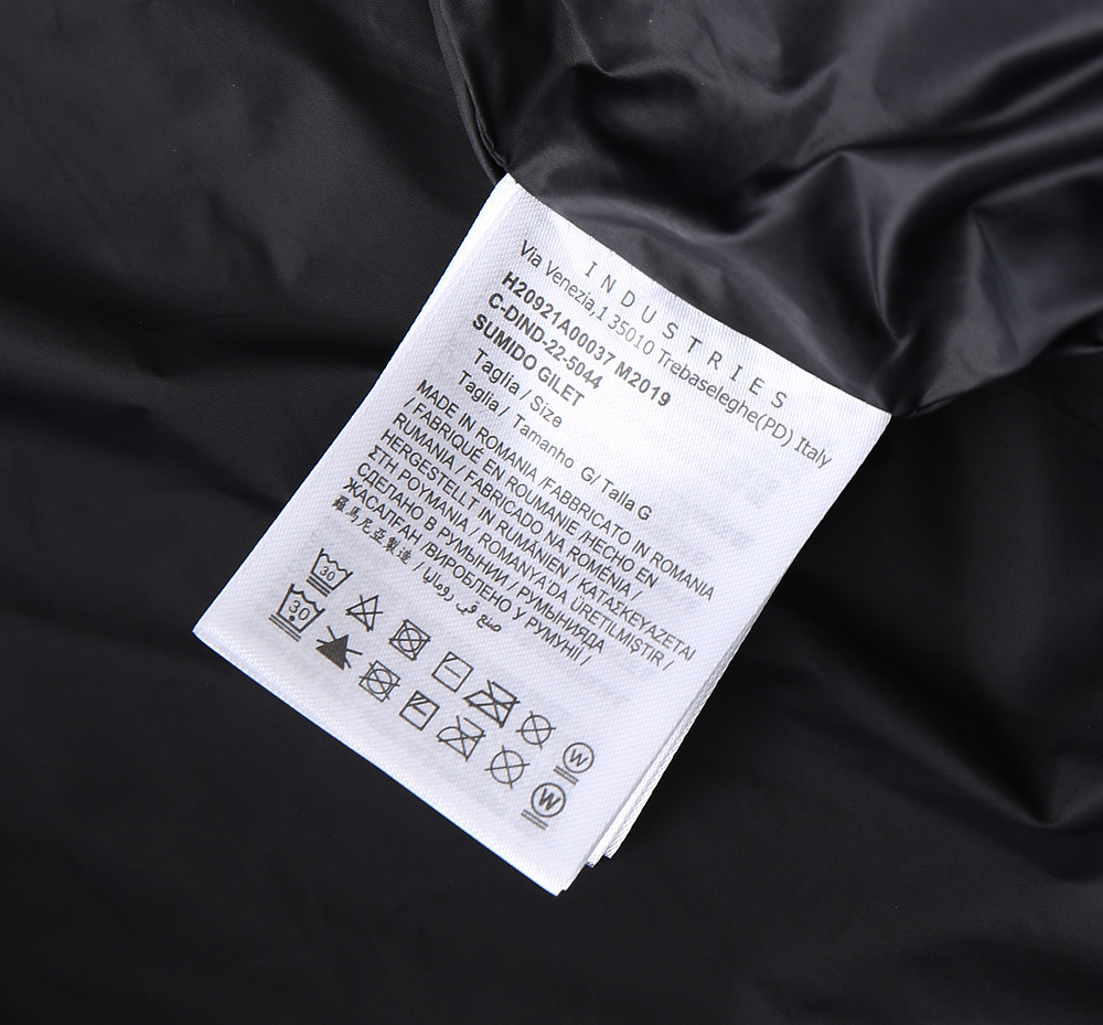 Moncler Down Jacket Knitted Black Slim Fit L-xl