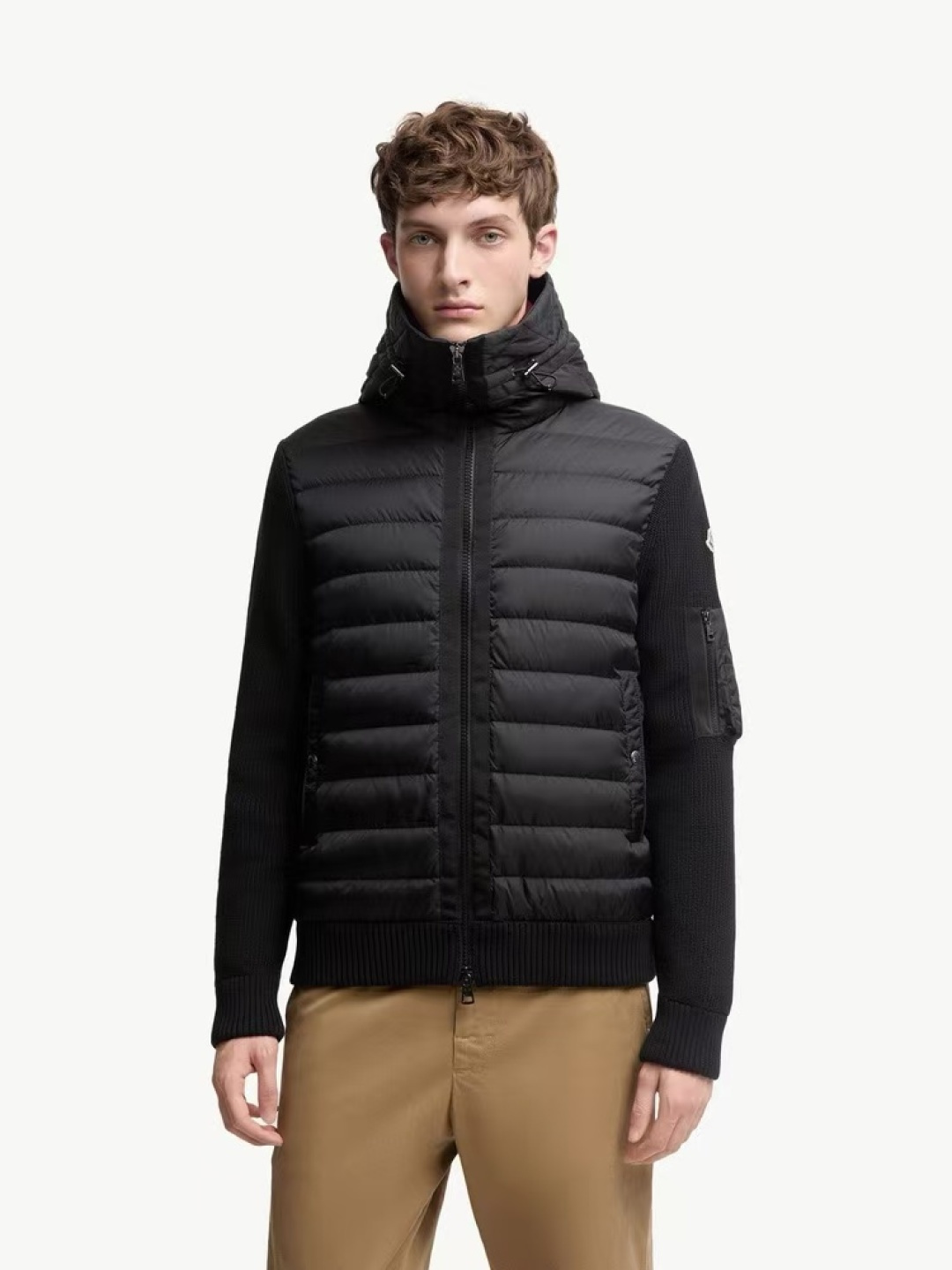 Moncler Basic Clothing Knitted Hooded M-l