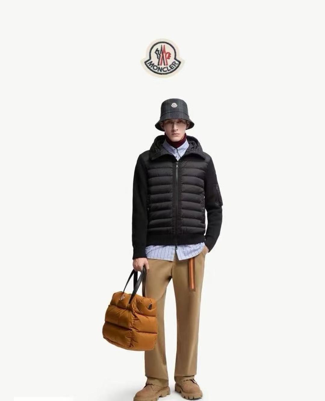 Moncler Basic Clothing Knitted Hooded M-l