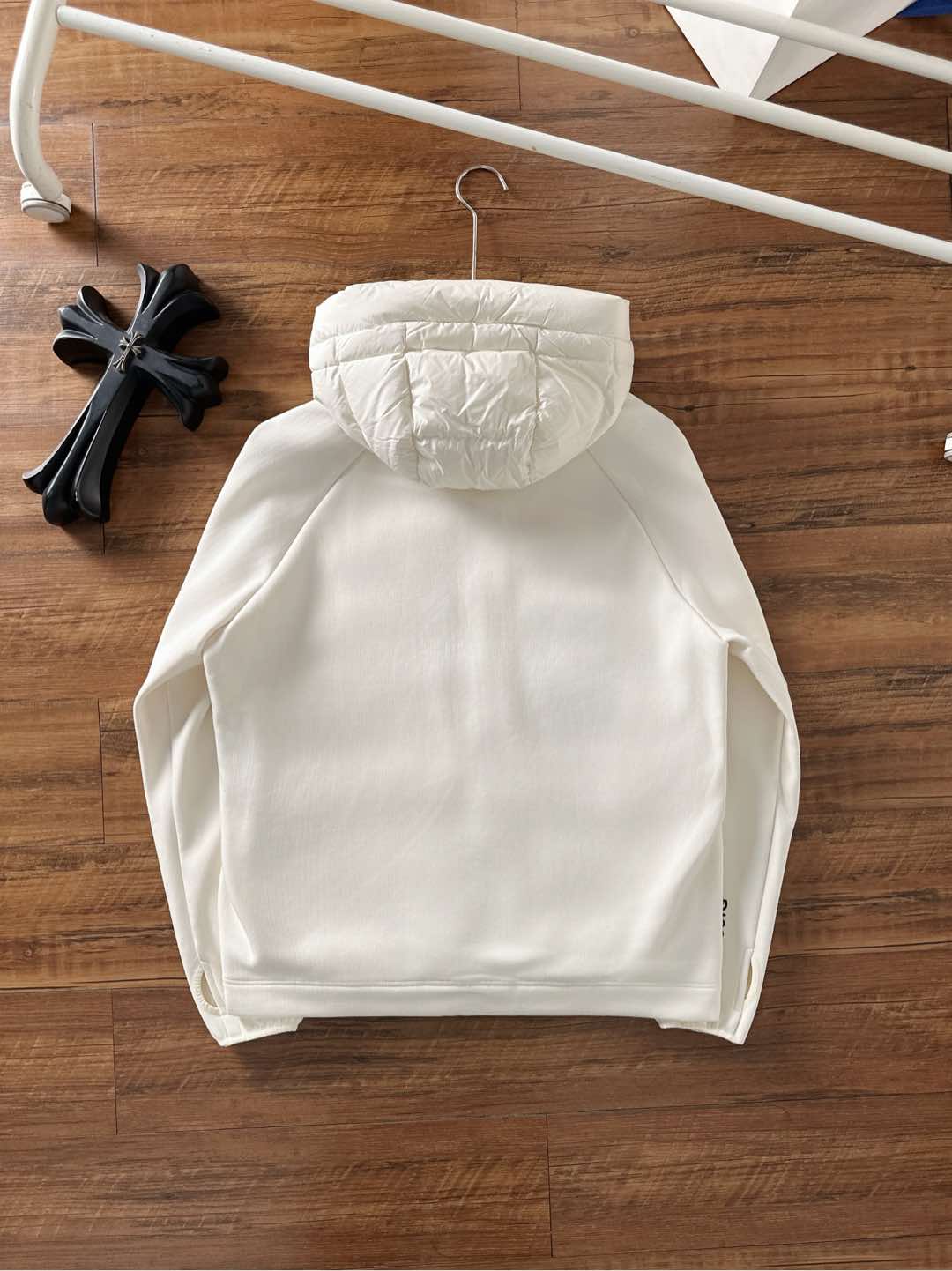 Moncler Jacket Black Hooded M-l