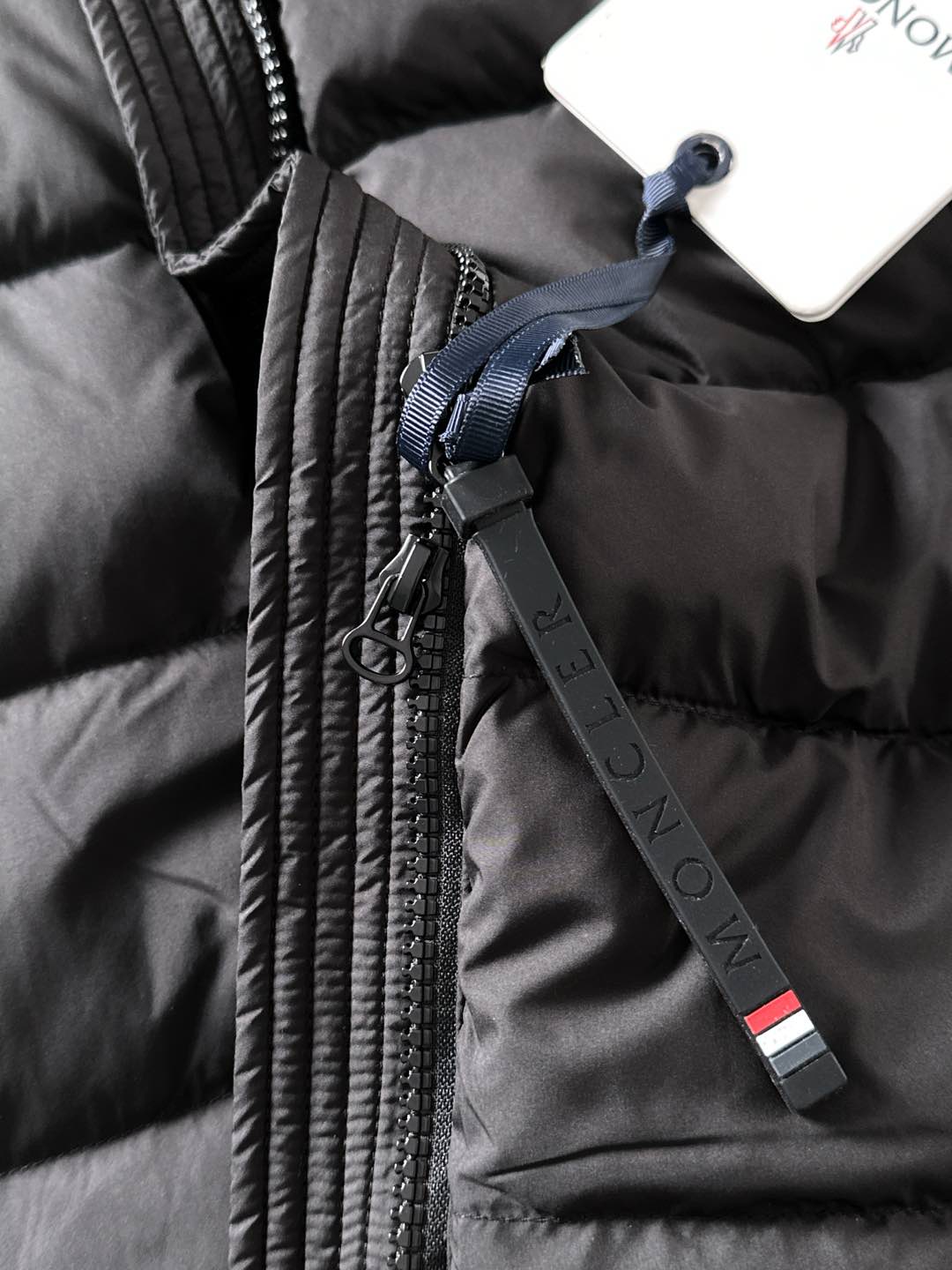 Moncler Jacket Black Hooded M-l
