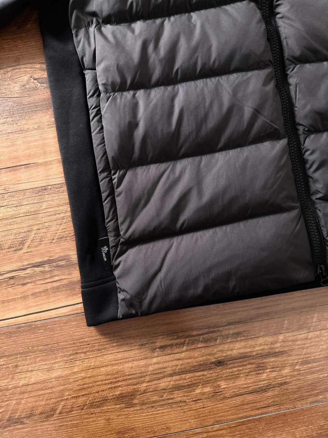 Moncler Jacket Black Hooded M-l