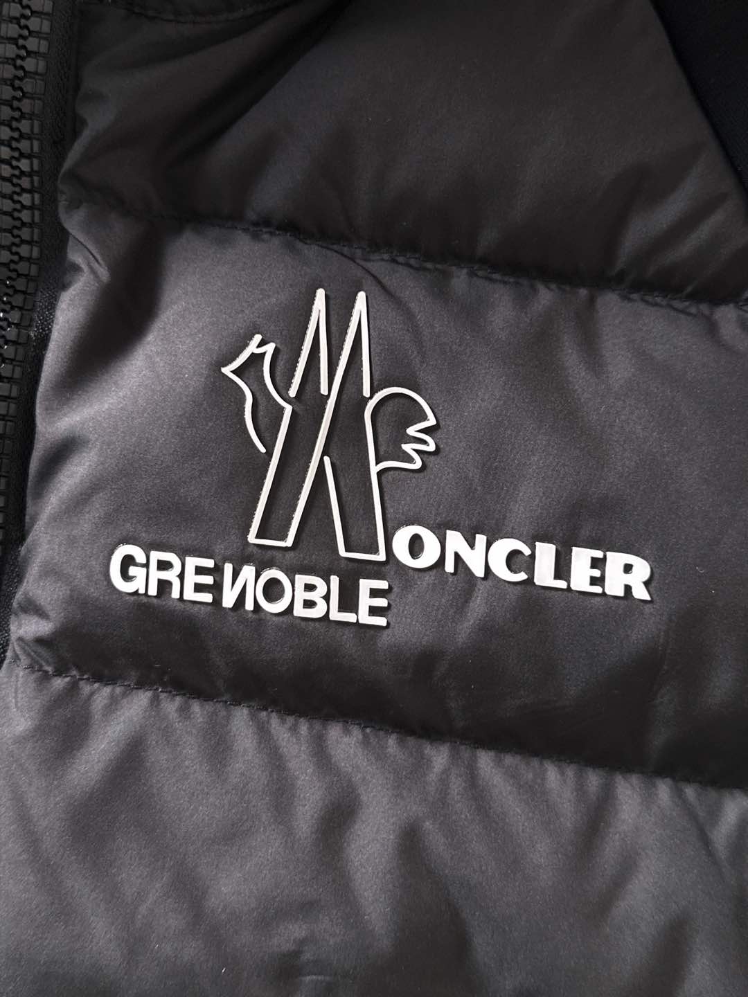 Moncler Jacket Black Hooded M-l